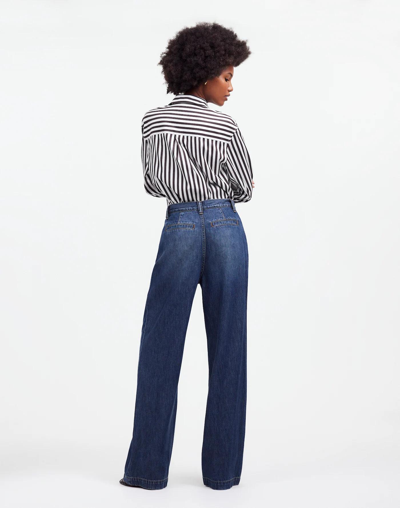 The Harlow Wide-Leg Jean: Airy Denim Edition Product Image