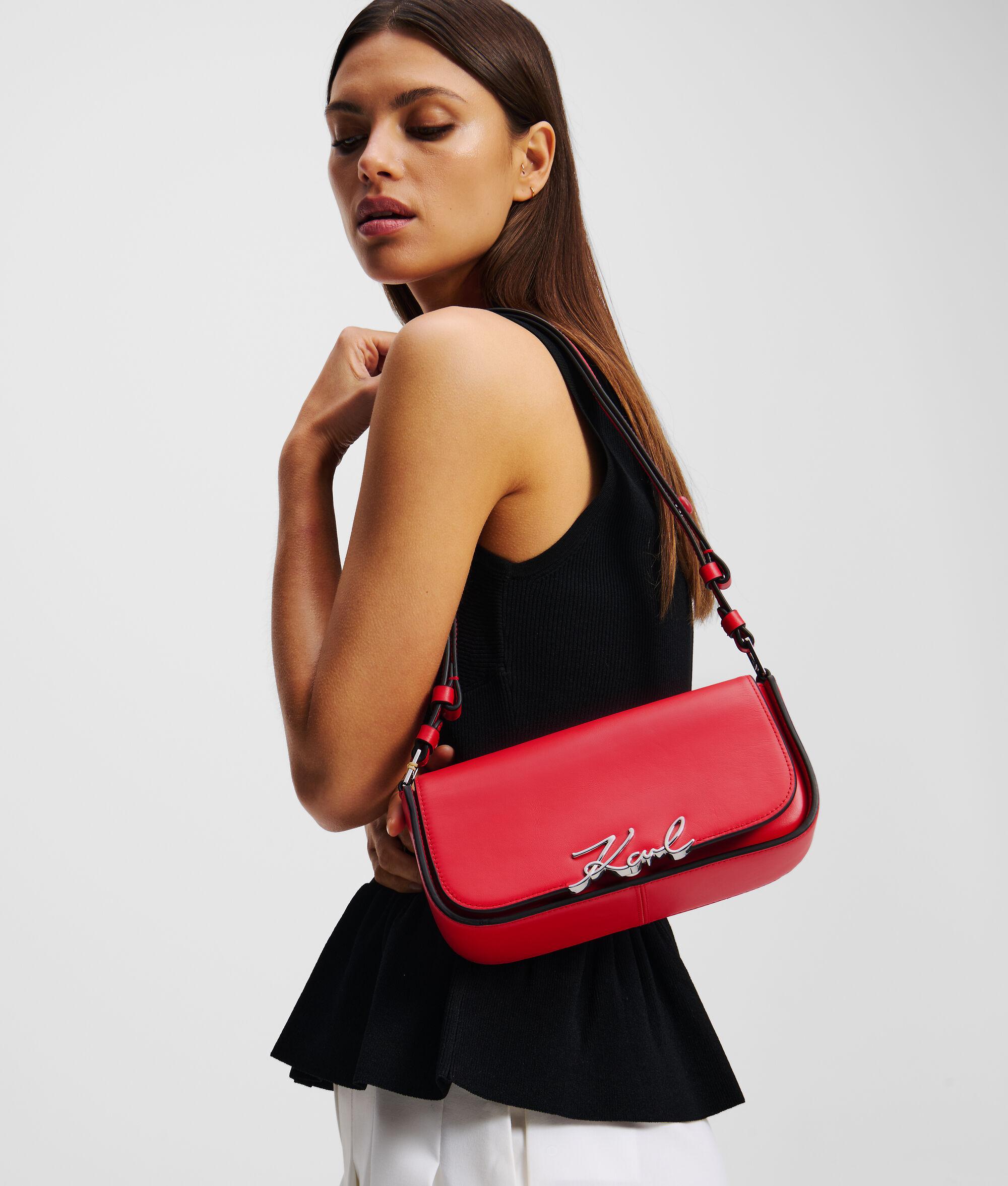 K/SIGNATURE TWO-WAY CROSSBODY BAG Product Image