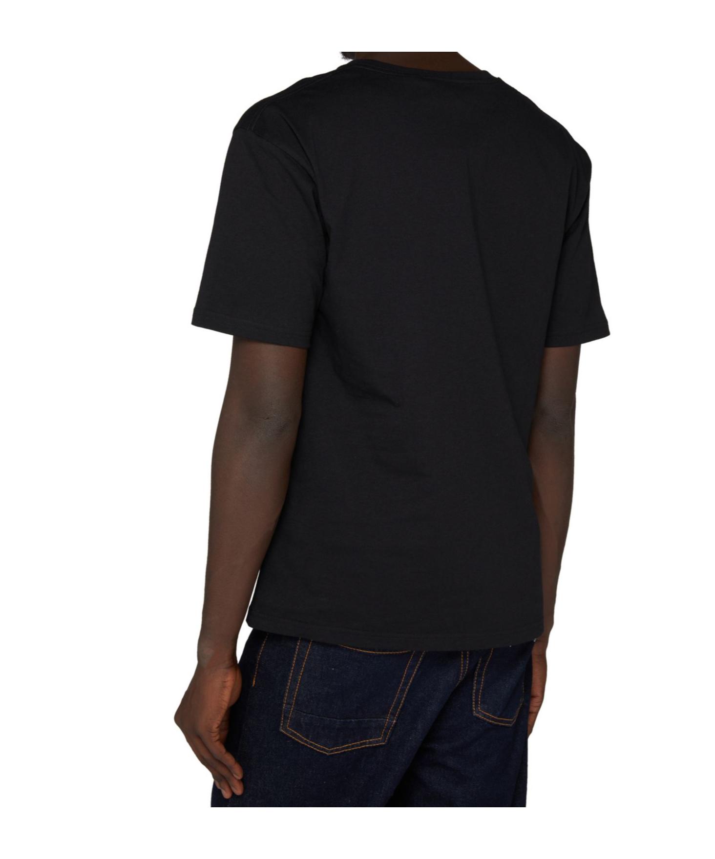 VALENTINO Crew Neck Short Sleeves T-shirts In Black Product Image