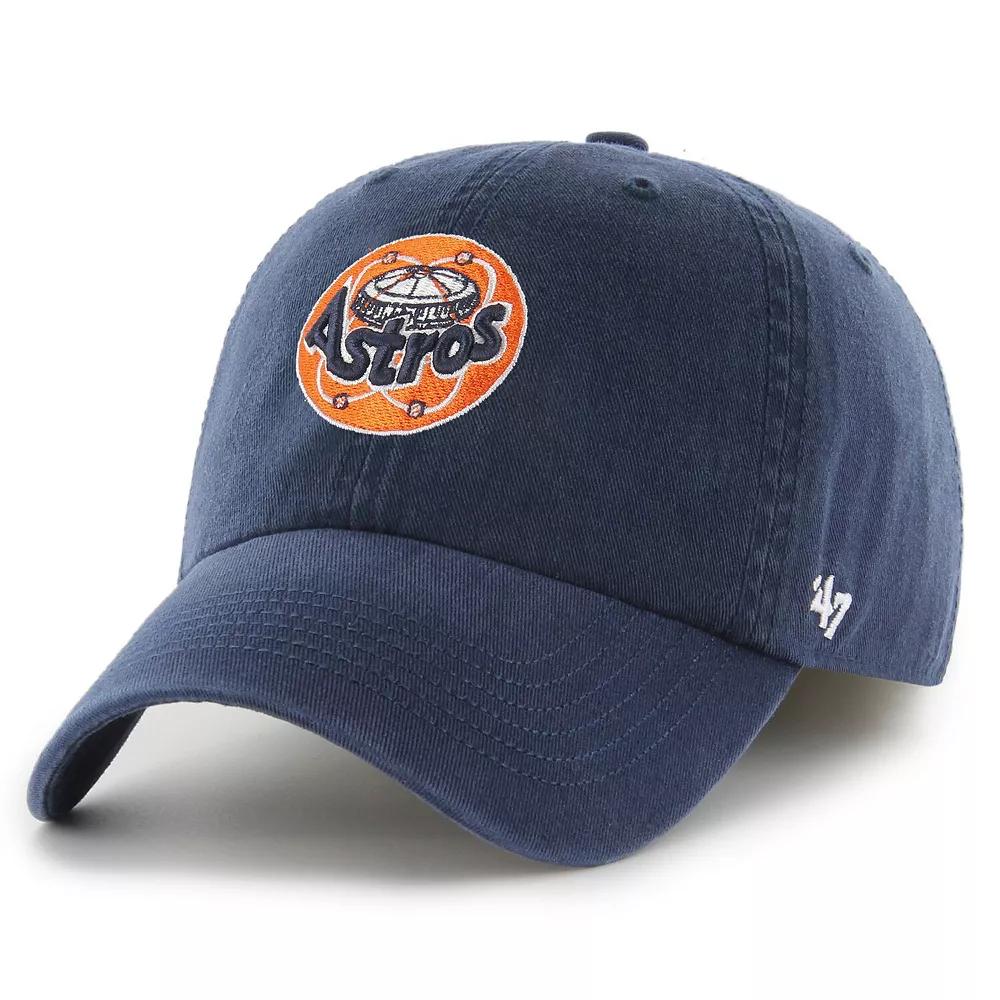 Men's '47 Navy Houston Astros Cooperstown Collection Franchise Fitted Hat,  Product Image