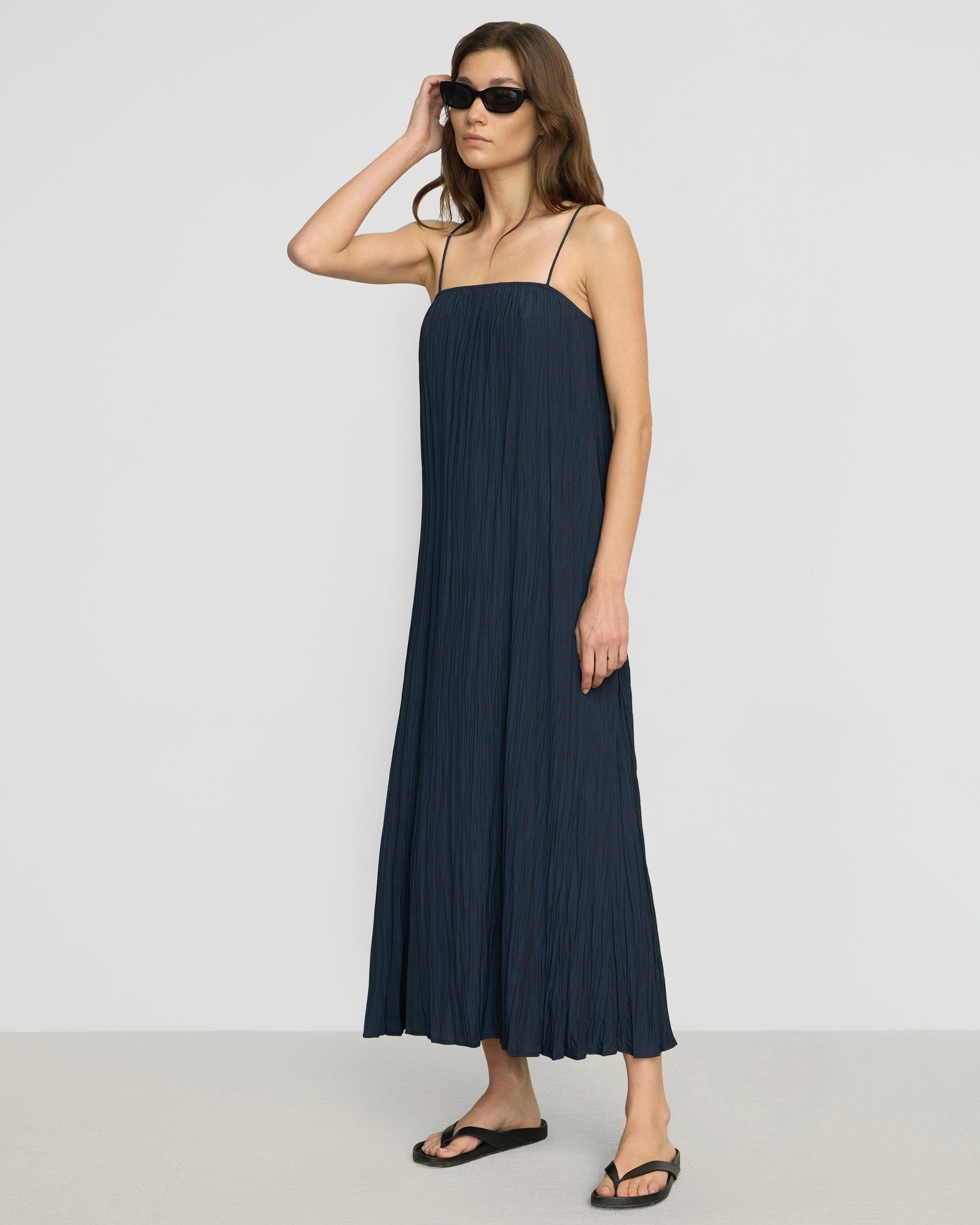 Solange Crinkled Maxi Dress Product Image