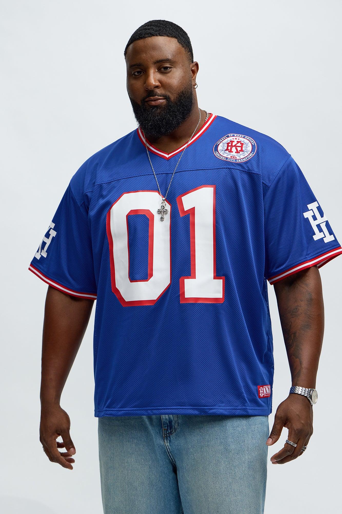 Short Sleeve Grind Academy Jersey - Blue Male Product Image