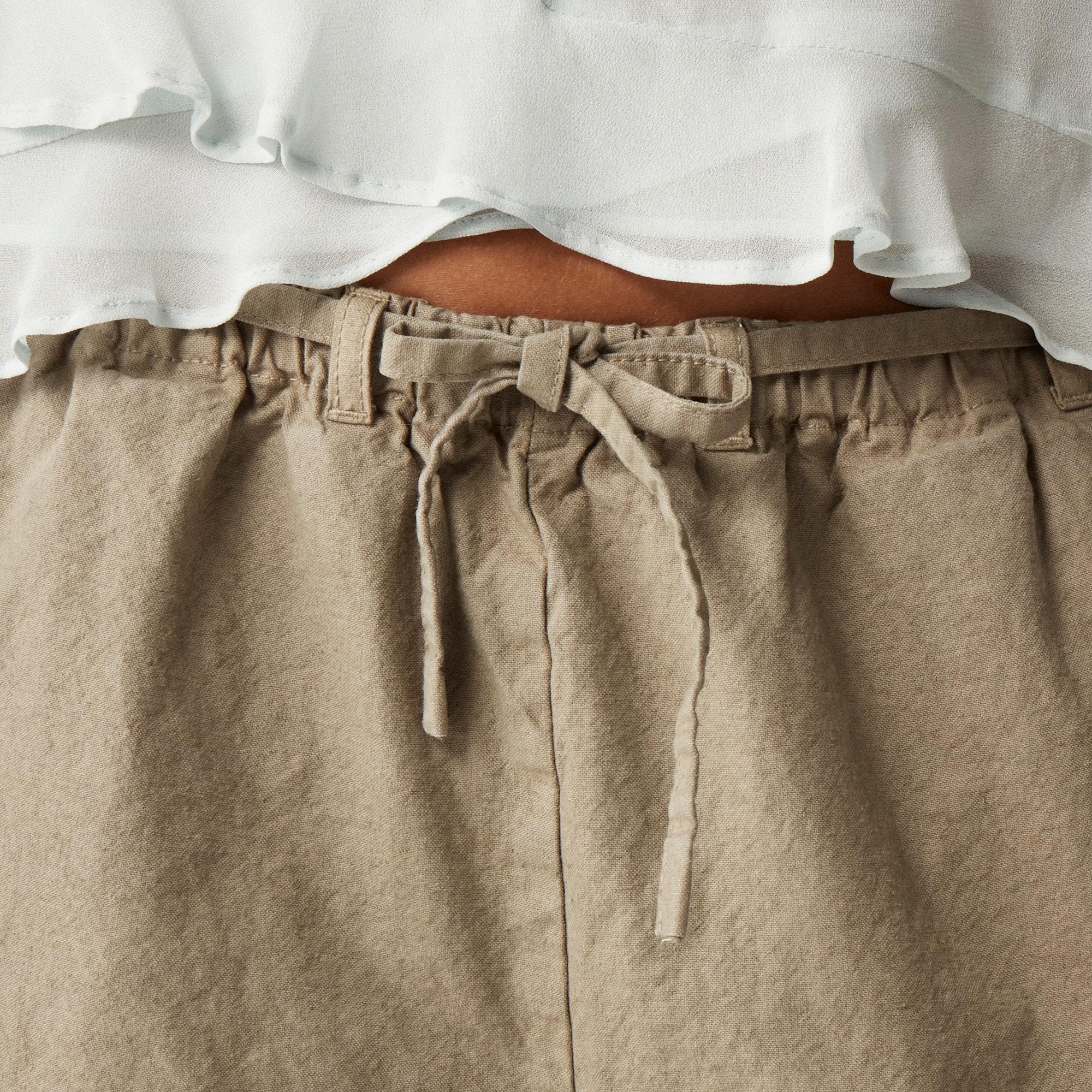 Relaxed utility pant in cotton blend Product Image