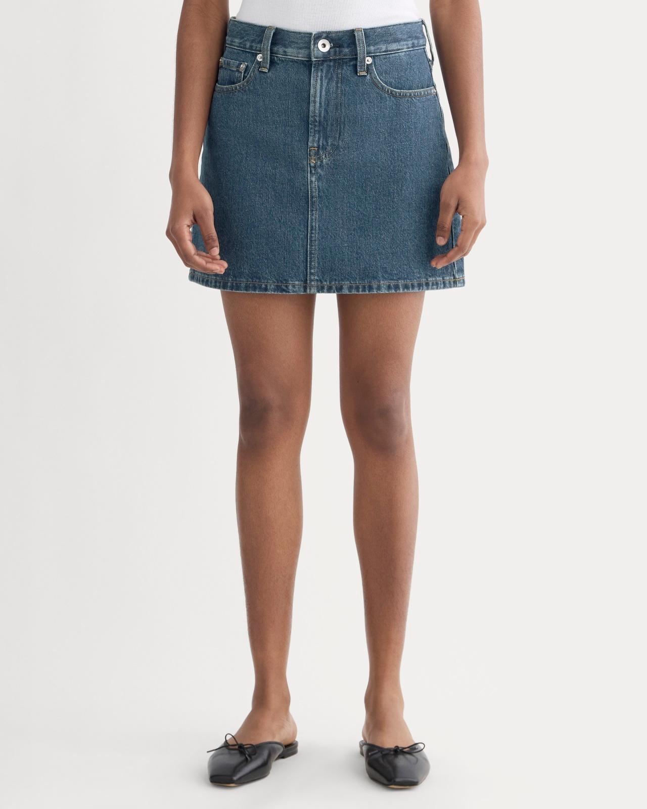 Womens Denim Mini Skirt by Everlane Product Image