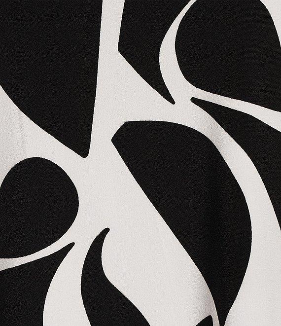 Allison Daley 3/4 Sleeve Keyhole Neck Asymmetric Hem Knit Top Product Image