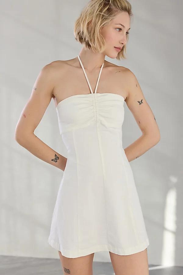 Kimchi Blue Cate Y-Neck Halter Mini Dress Womens at Urban Outfitters Product Image
