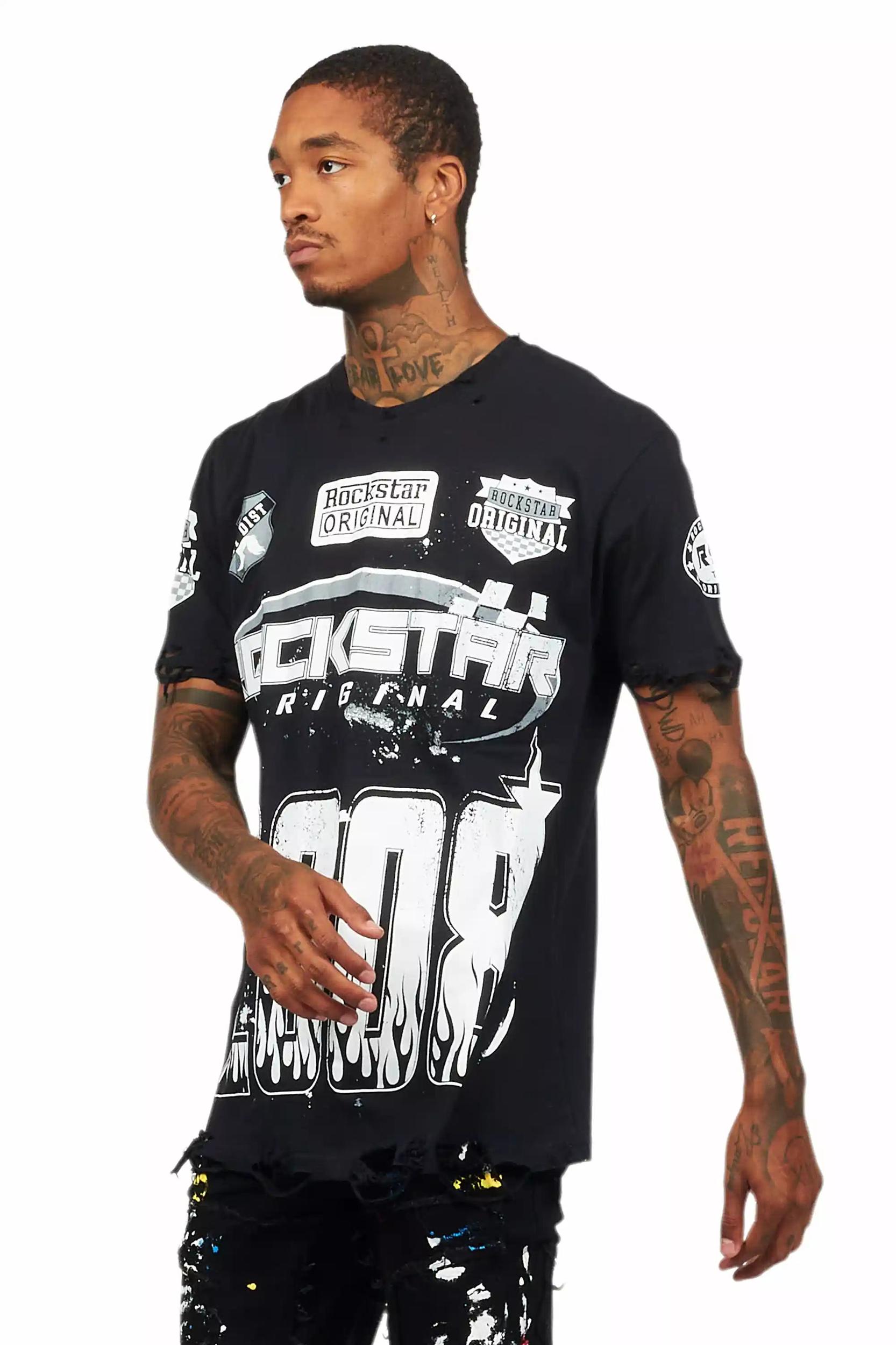 Esha Black Oversized T-Shirt Female Product Image