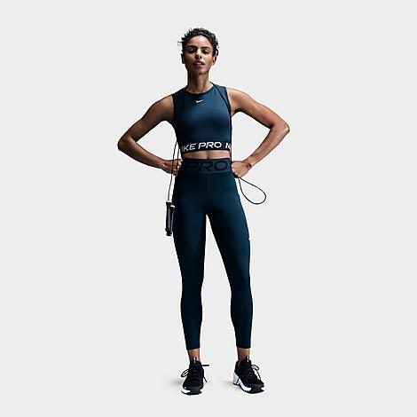 Women's Nike Pro Dri-FIT Cropped Tank Top Product Image
