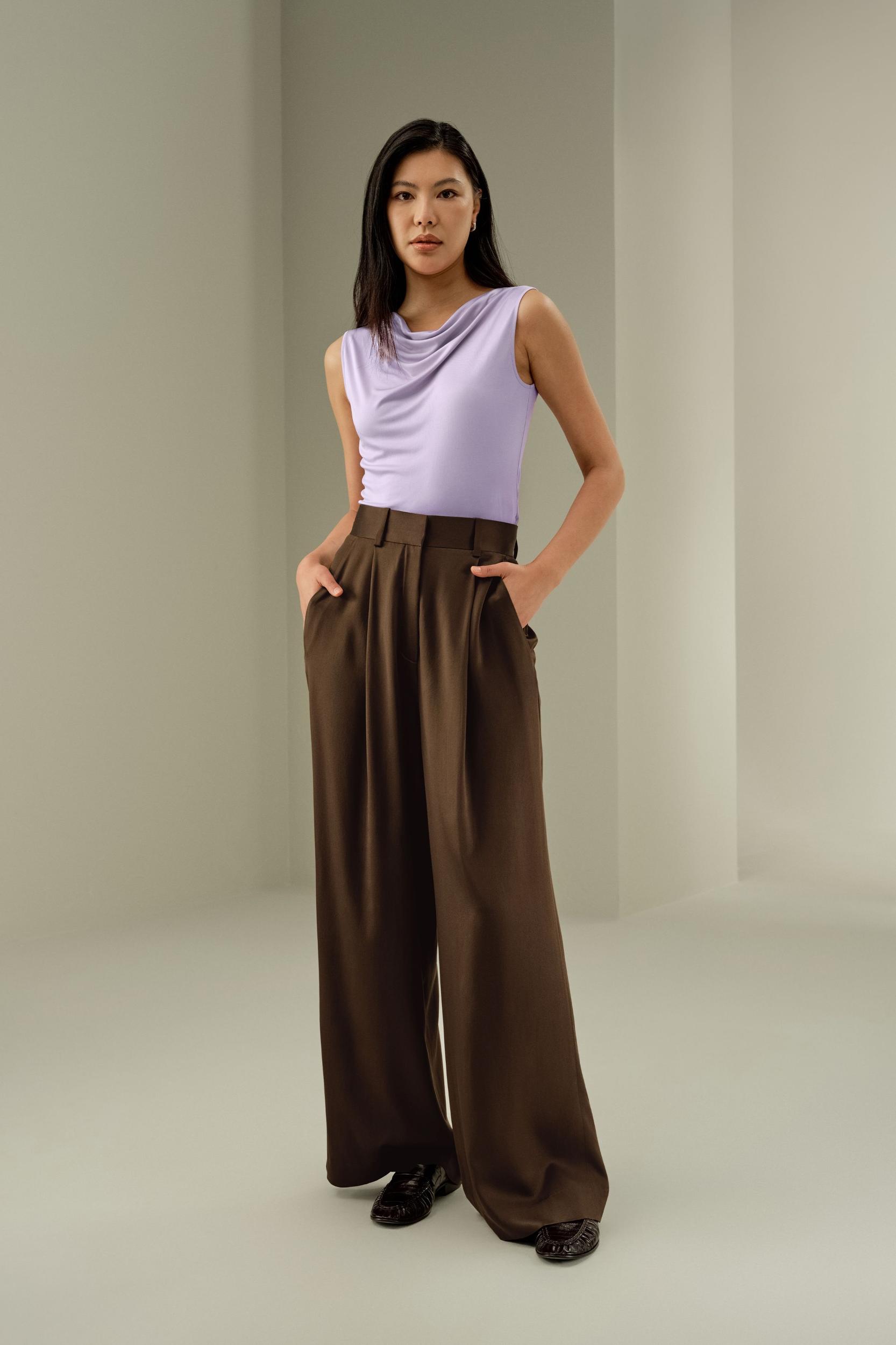 LILYSILK Silk Tshirt | Female | Lilac Premium Silk | Comfortable Perfect for Layering Tops XL Product Image