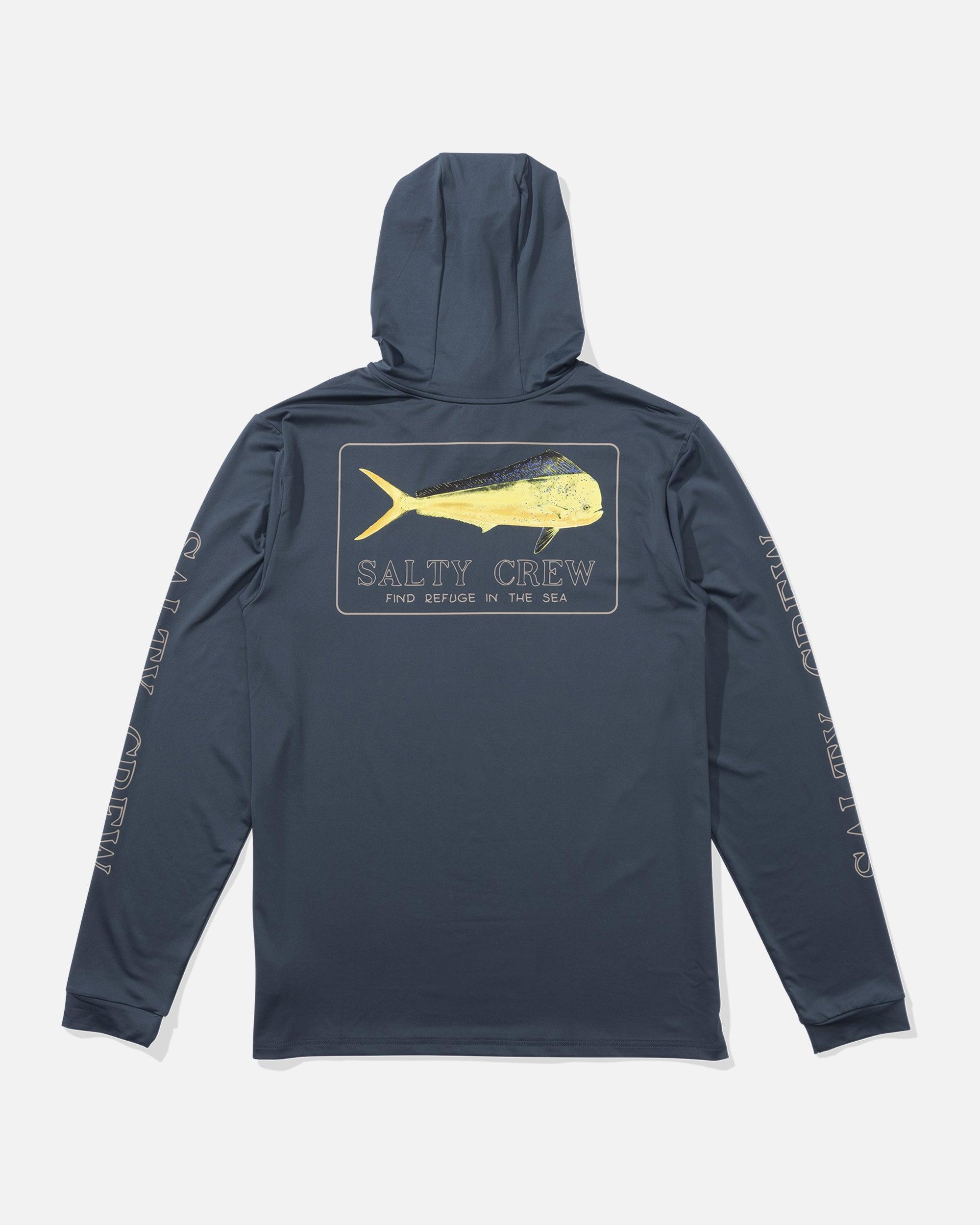 Golden Mahi Hood Sunshirt - Blue Fin Product Image