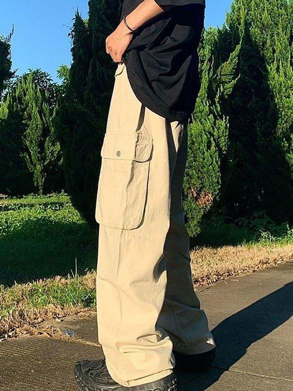 Men's Vintage Straight Cargo Pants Product Image