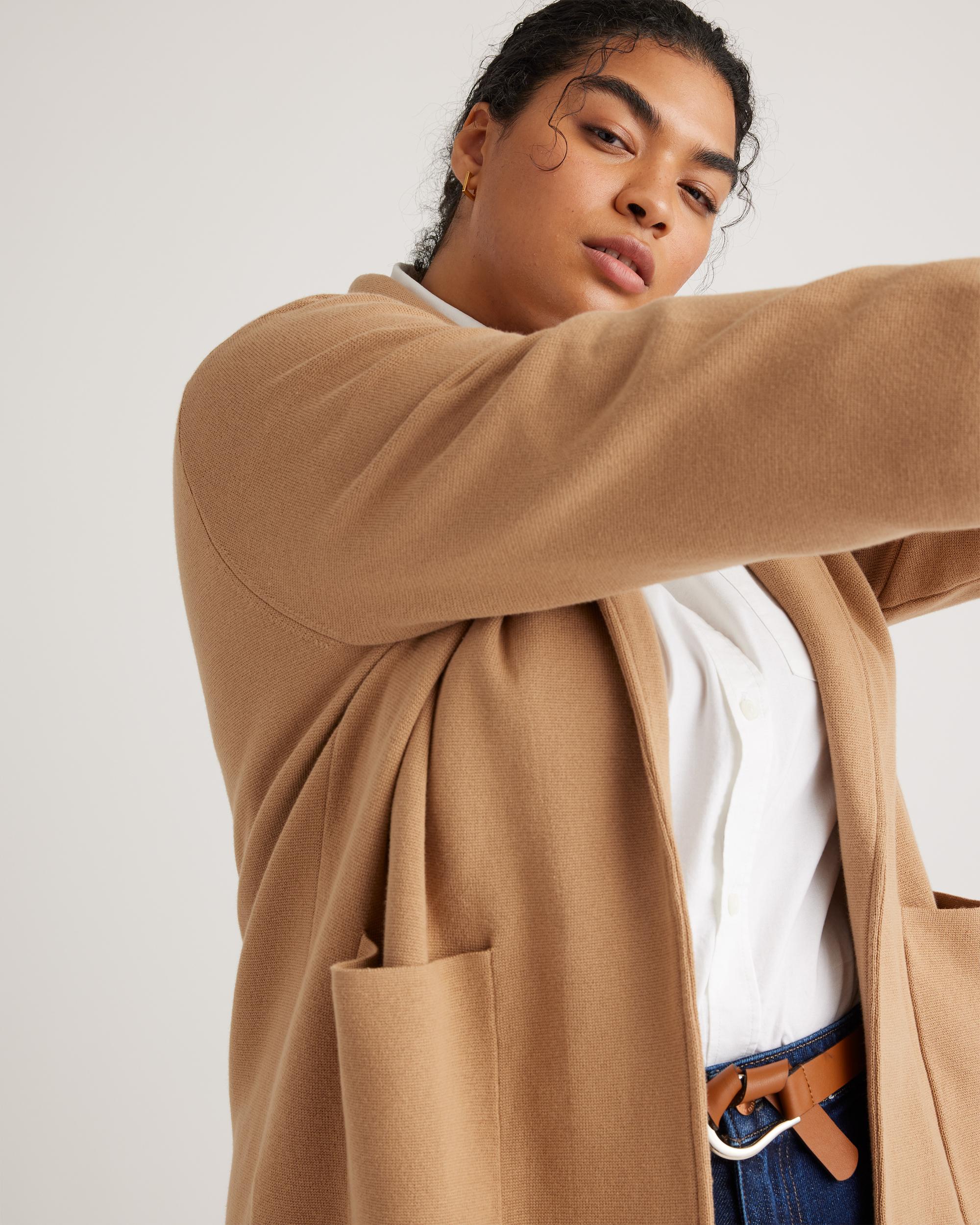 Quince | Women's Knit Blazer Organic Cotton Product Image