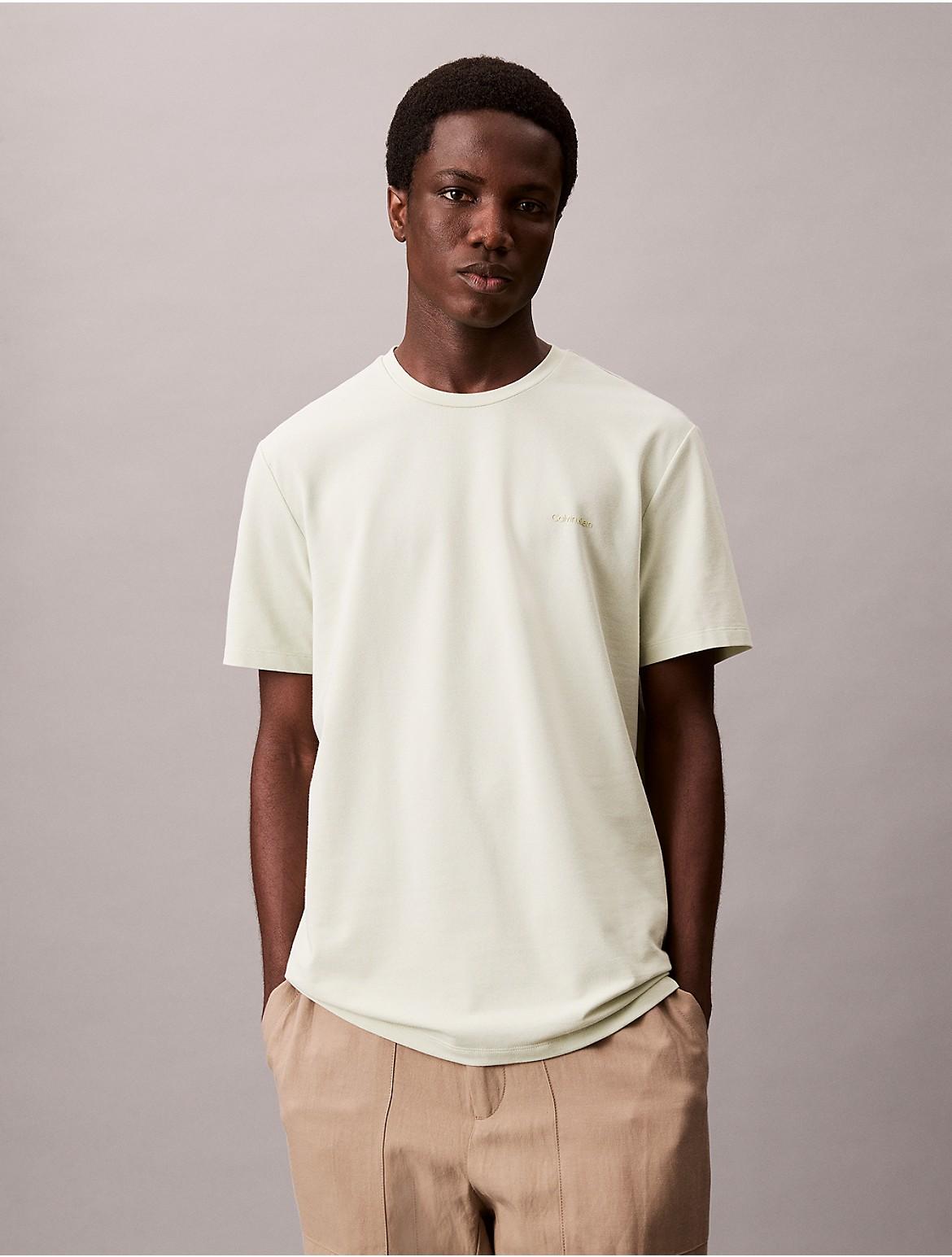 Calvin Klein Mens Tech Pique T-Shirt - Navy Product Image