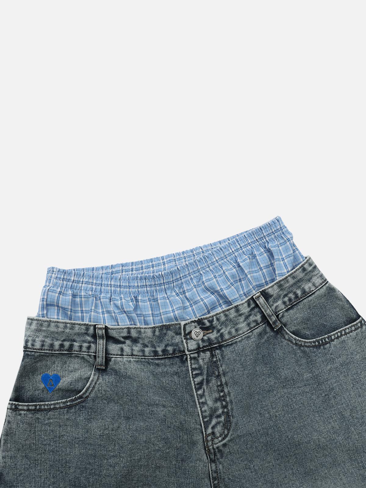 Aelfric Eden Double Waist Baggy Jeans Product Image