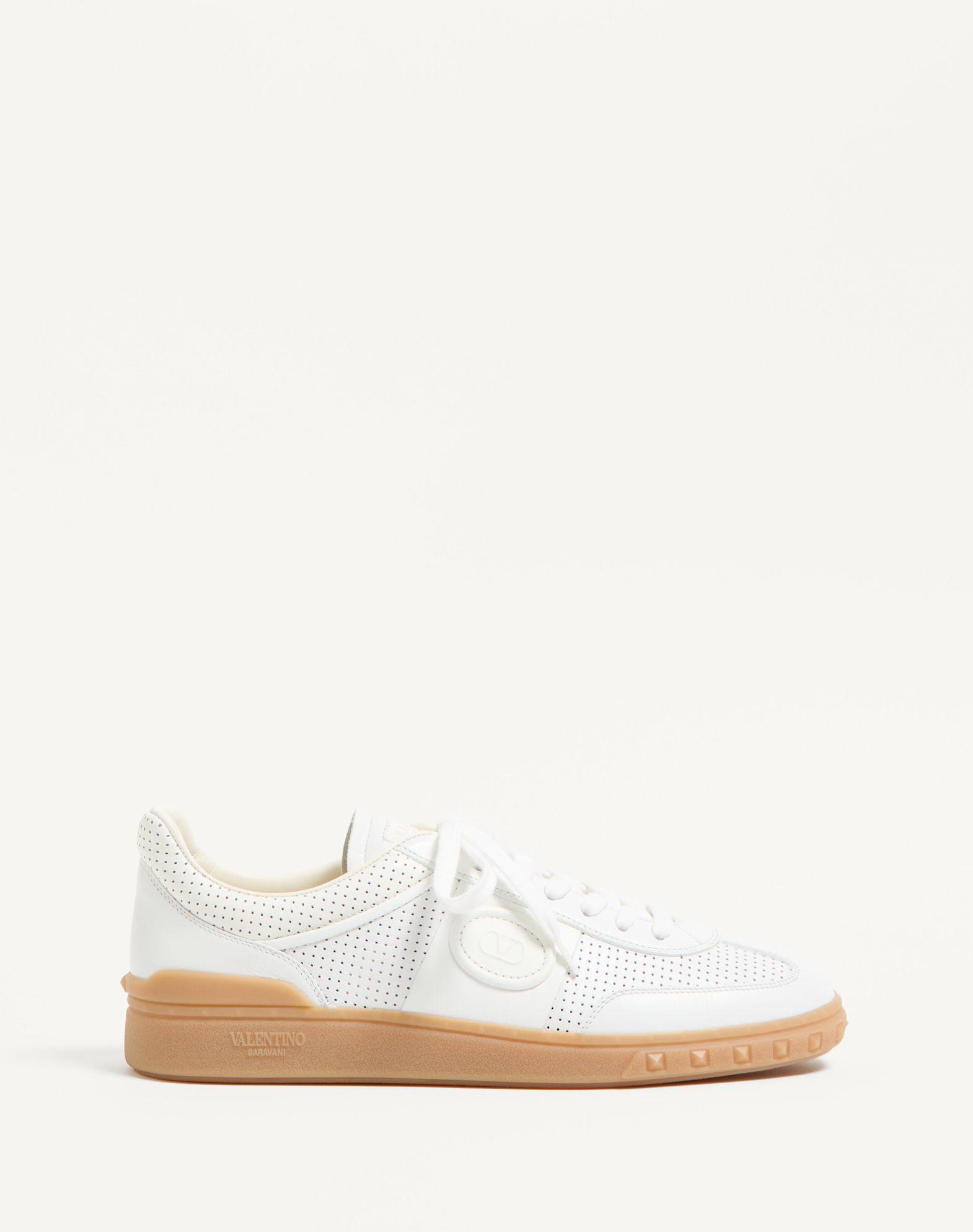 Upvillage Low-Top Sneaker In Perforated Nappa Leather Product Image