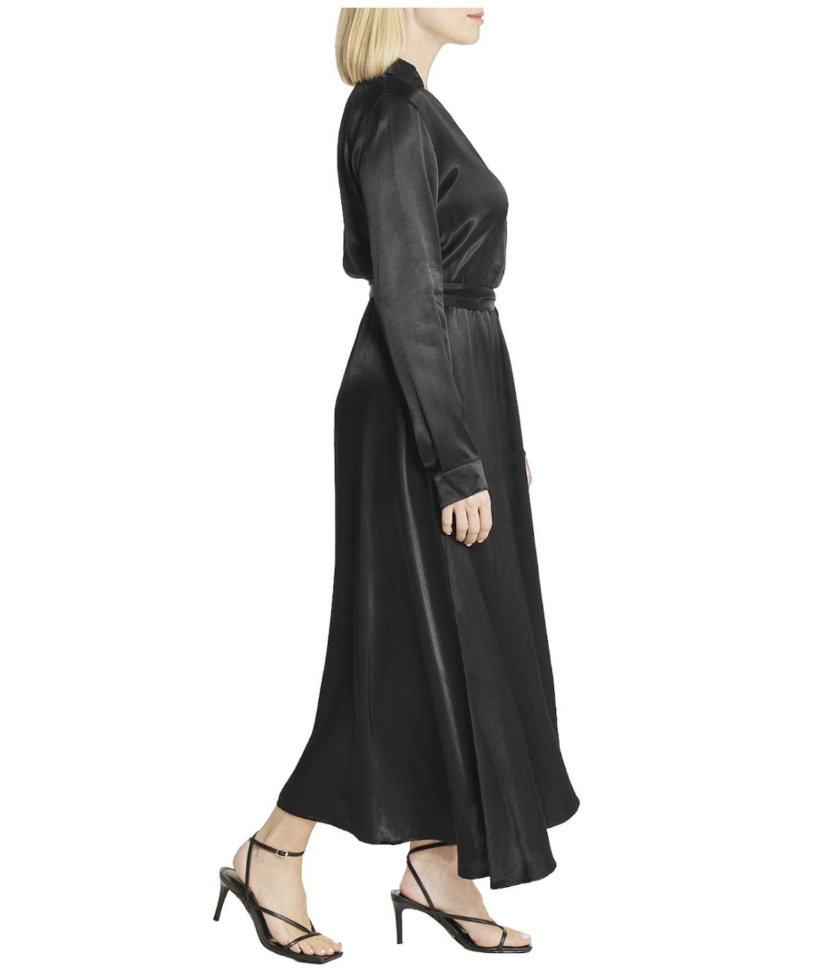 Satin Shirt Dress Product Image