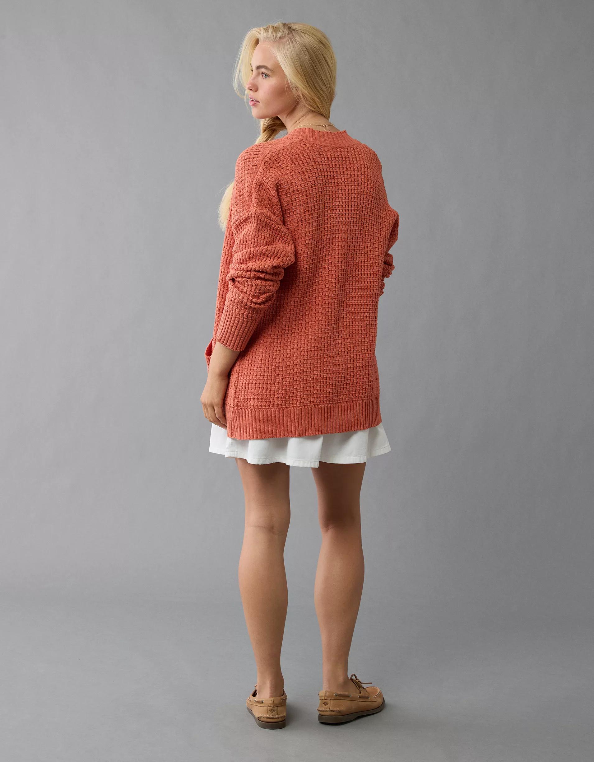 AE Open Stitch Cardigan Product Image
