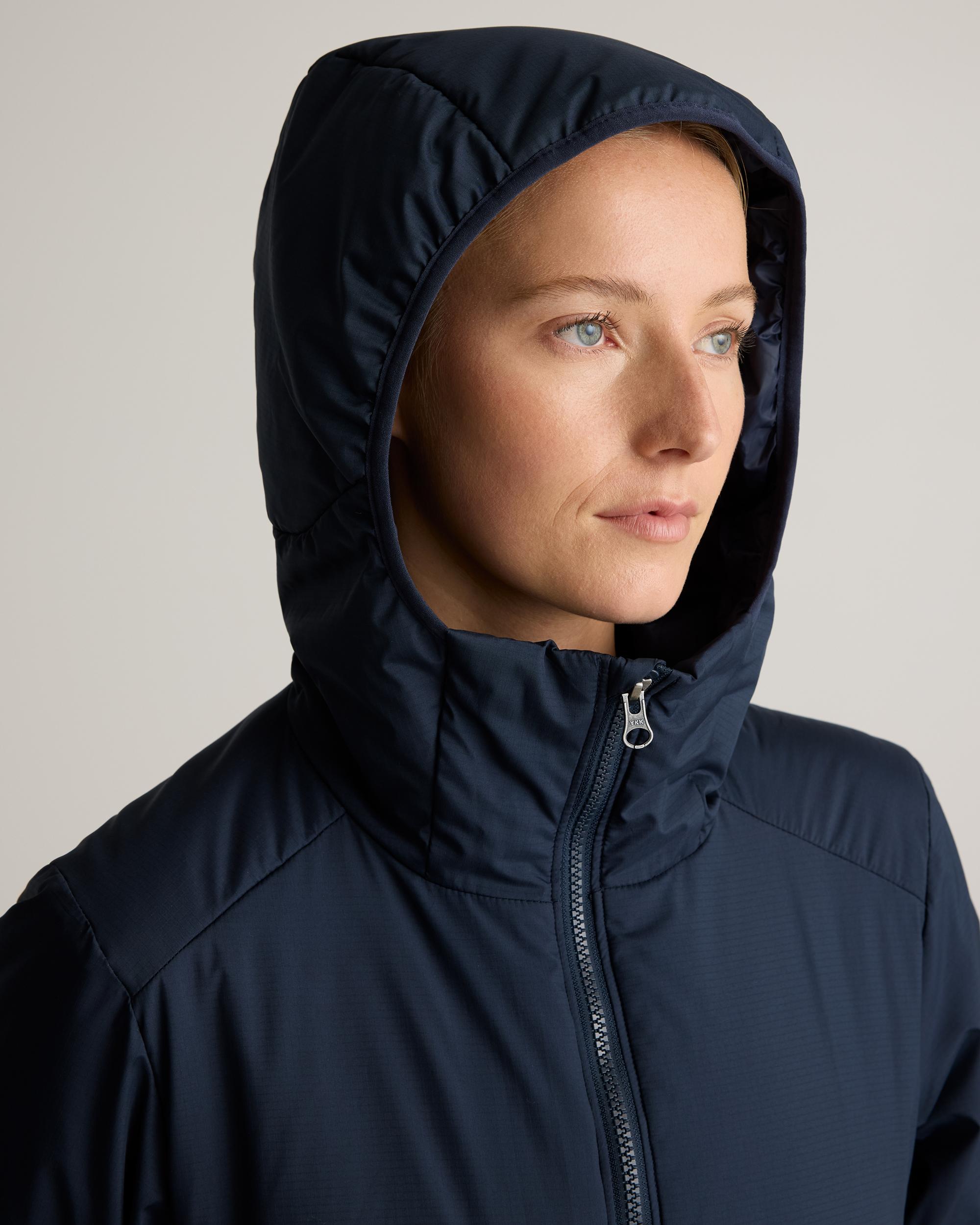 Quince | Women's Hybrid Insulated Lightweight Hooded Jacket Size XS, 100% Polyester Product Image