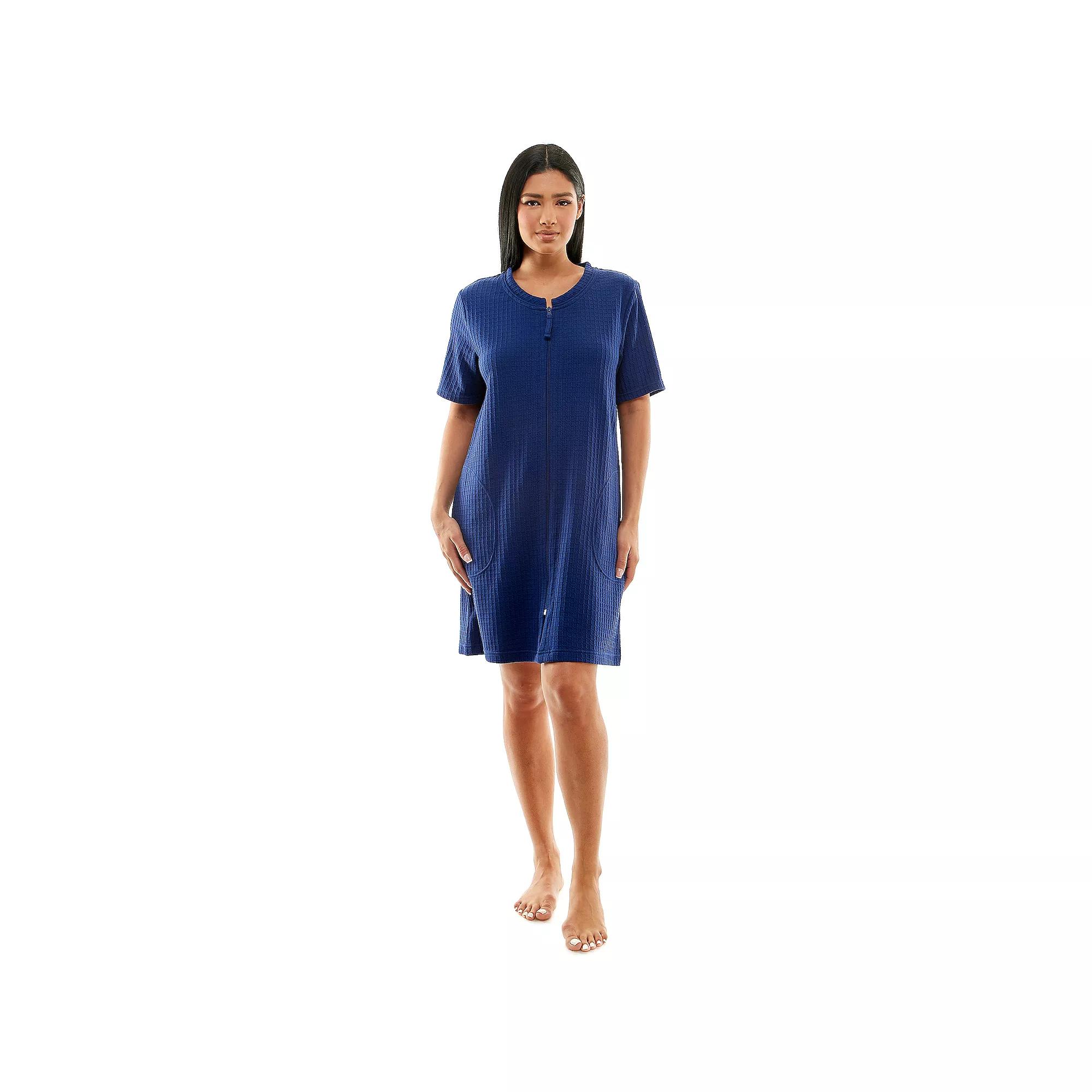 Women's Croft & Barrow® Zip Front Robe,  Product Image