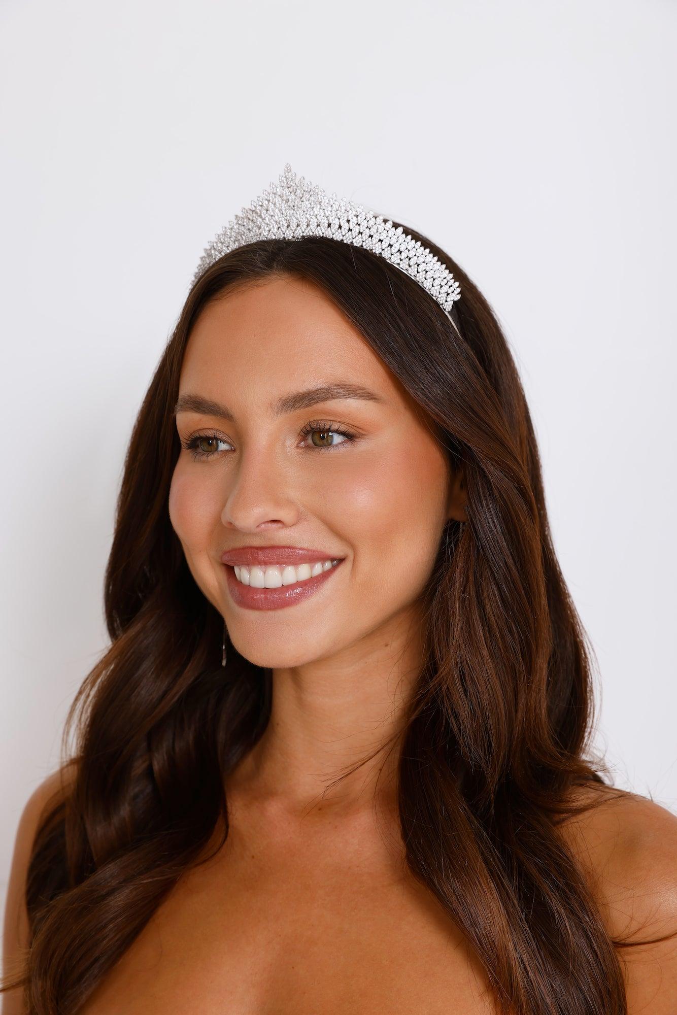 Princess Invitation Crown Silver Product Image