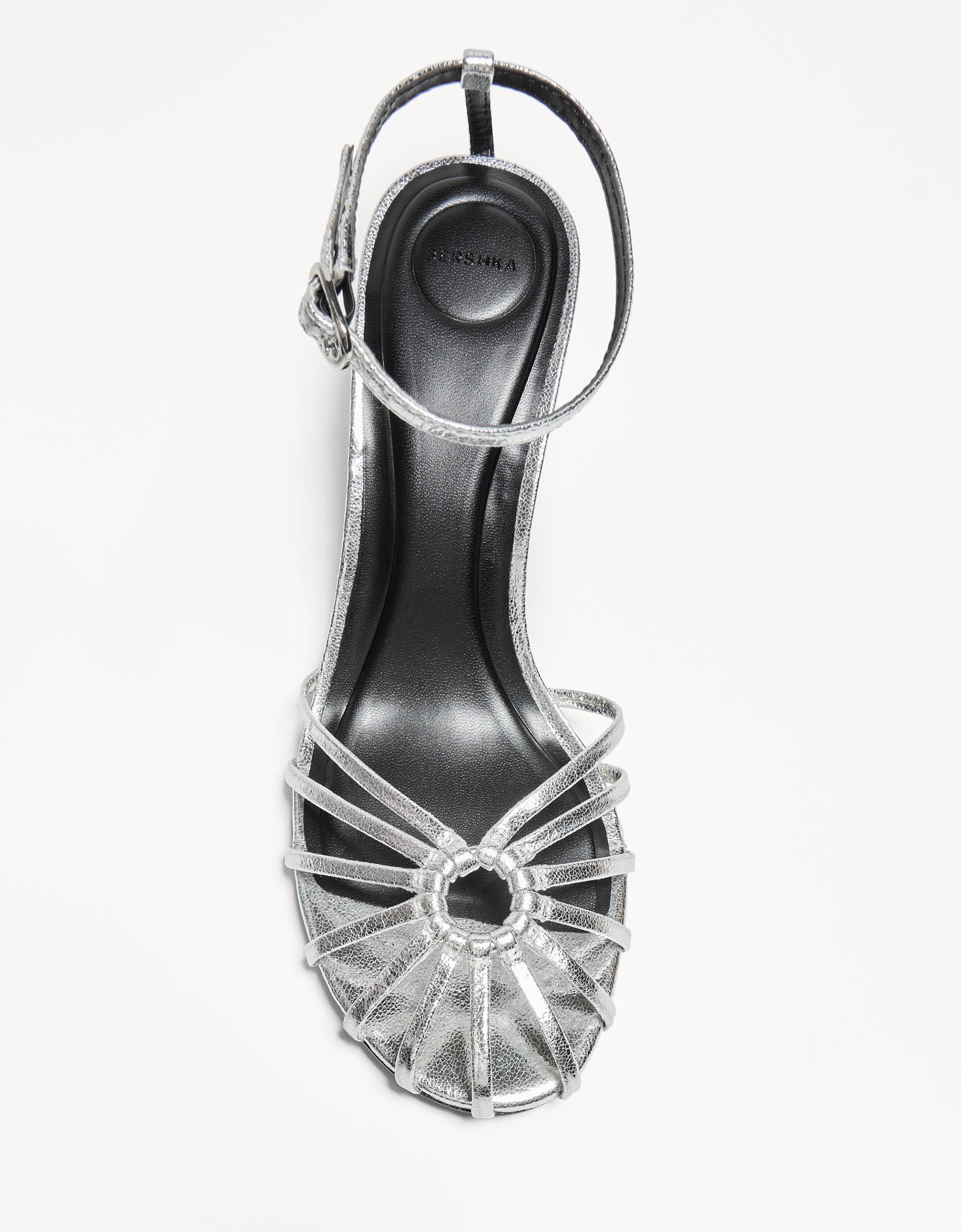 Heeled cage sandals Product Image