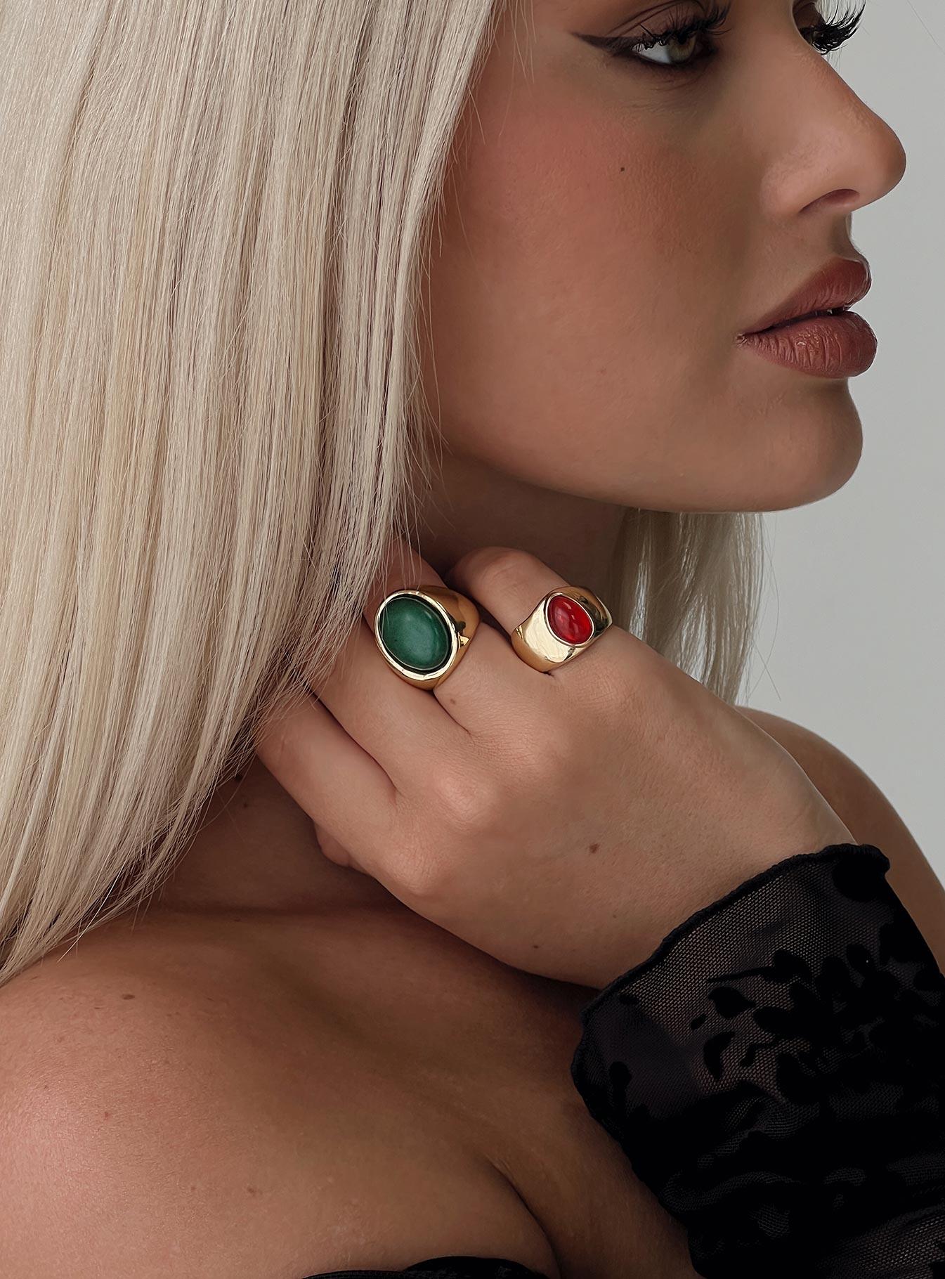 Quince | Women's 14K Gold Gemstone Solitaire Studs Product Image