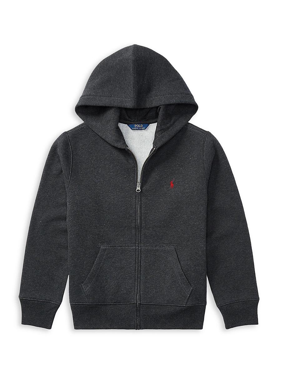 Boys Cotton-Blend Fleece Hoodie Product Image