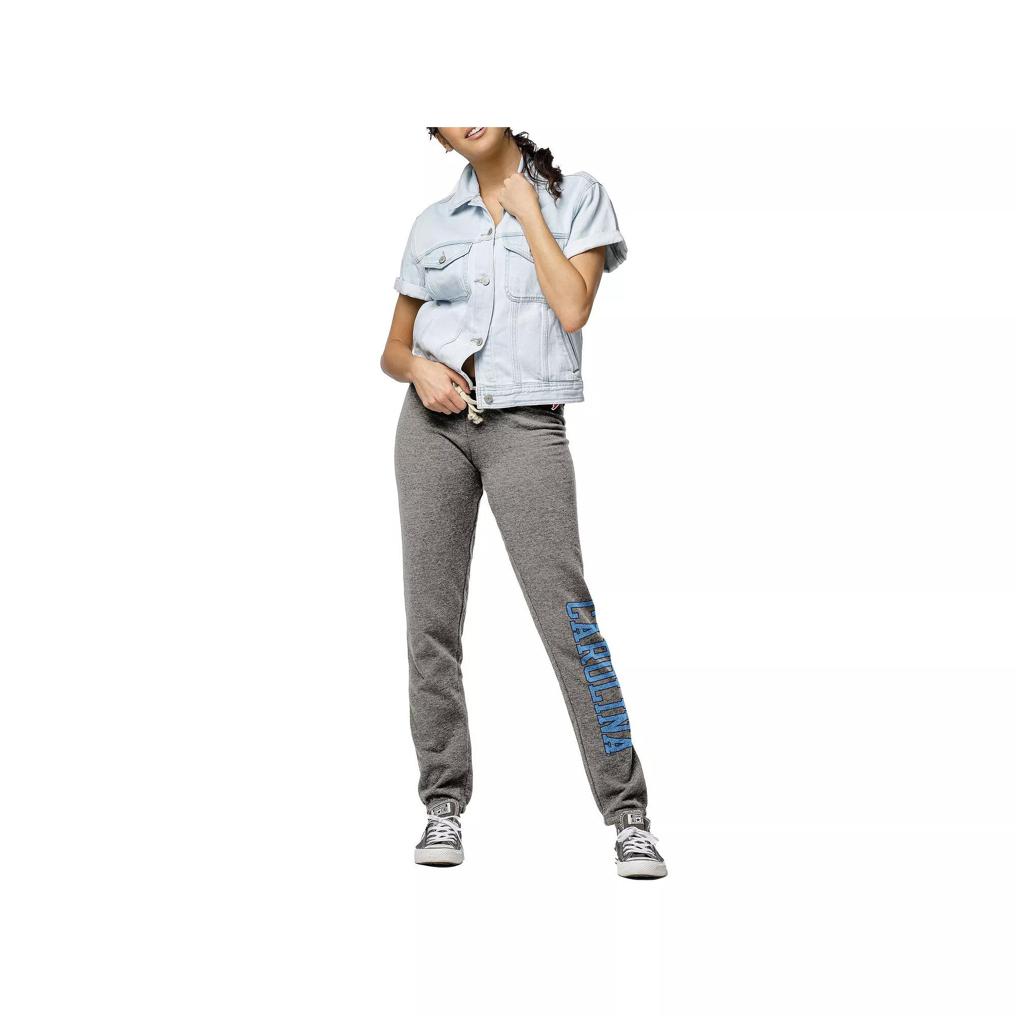 Women's League Collegiate Wear Heather Gray North Carolina Tar Heels Victory Springs Tri-Blend Jogger Pants,  Product Image