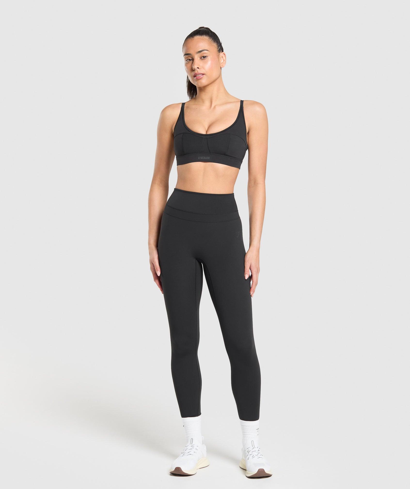 Gymshark Superset Sports Bra - Black Female Product Image