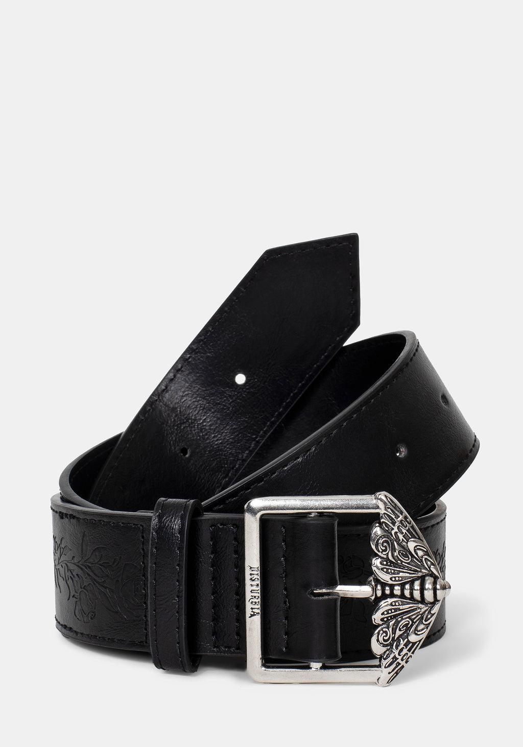 Rosamoth Debossed Buckle Belt - Silver Product Image