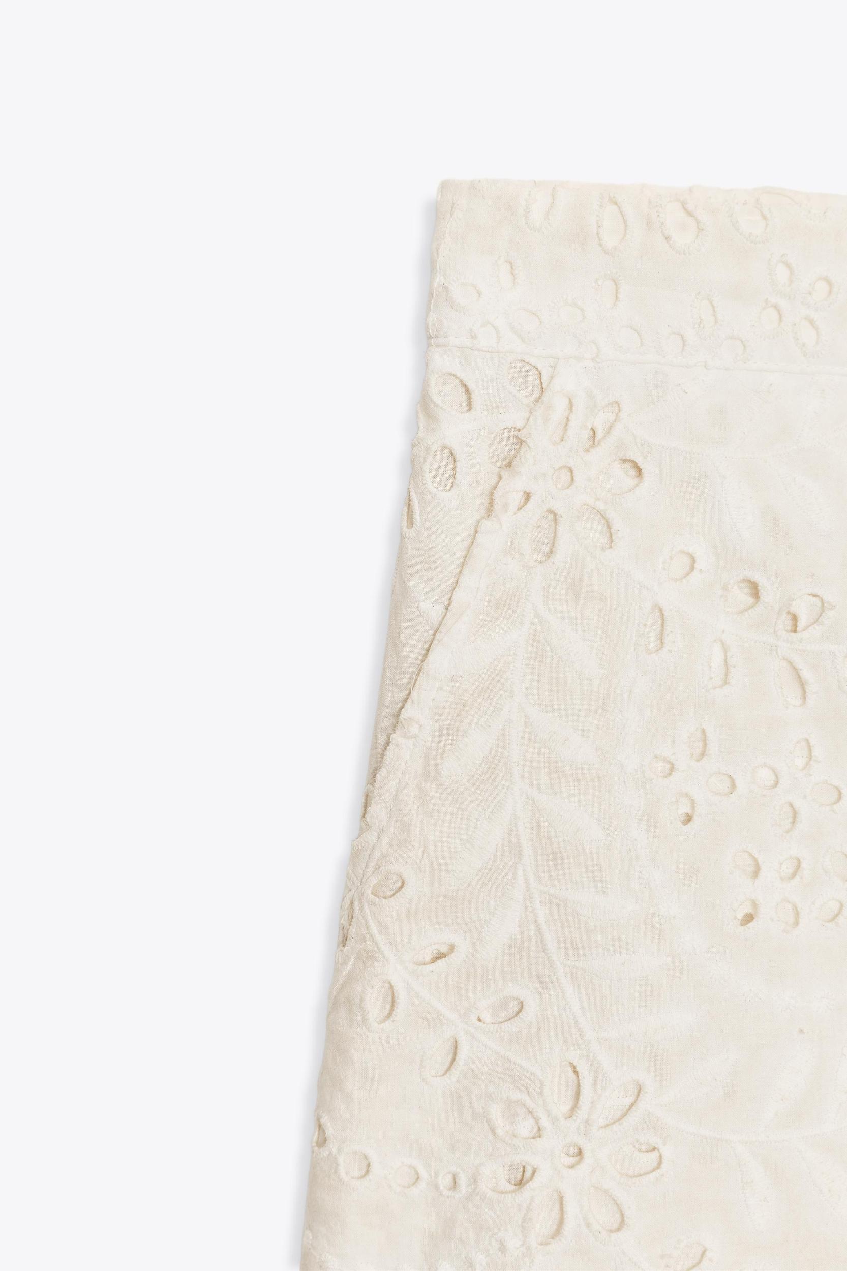 ZW COLLECTION PERFORATED EMBROIDERY SHIRT Product Image