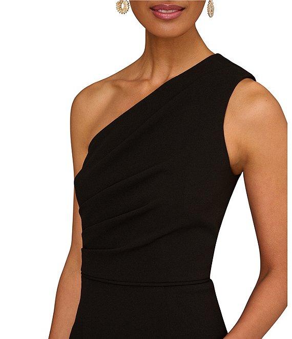 Aidan Mattox One Shoulder Tiered Ruffled Ball Gown Product Image