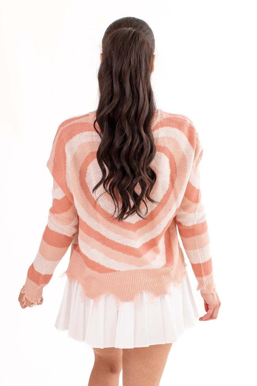 Pink Psychedelic Flower Sweater Product Image