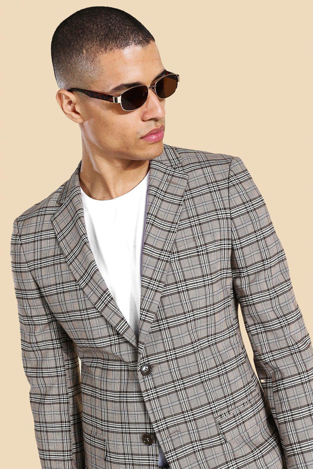 Single Breasted Super Skinny Suit Jacket | boohooMAN USA Product Image
