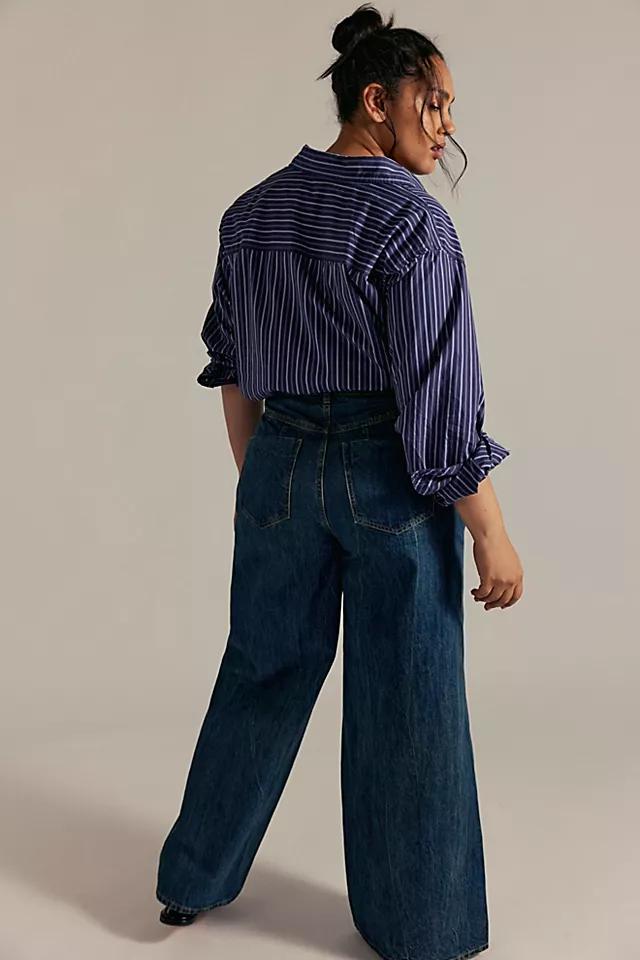 CRVY Gia Wide-Leg Jeans Product Image