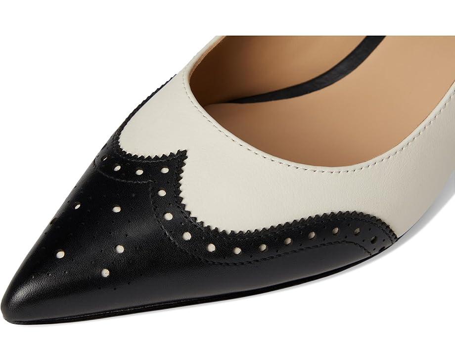Women's Lauren Ralph Lauren Adrienne Leather Wingtip Pumps Product Image