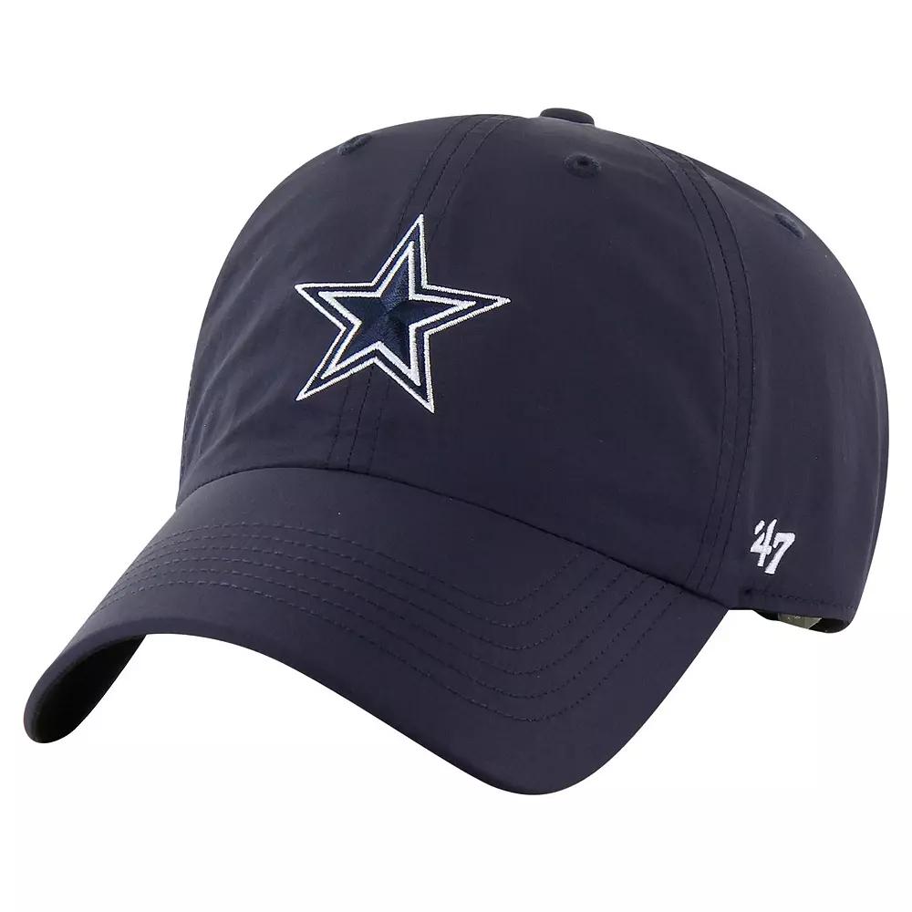 Men's '47 Navy Dallas Cowboys Brrr Clean Up Adjustable Hat, Blue Product Image
