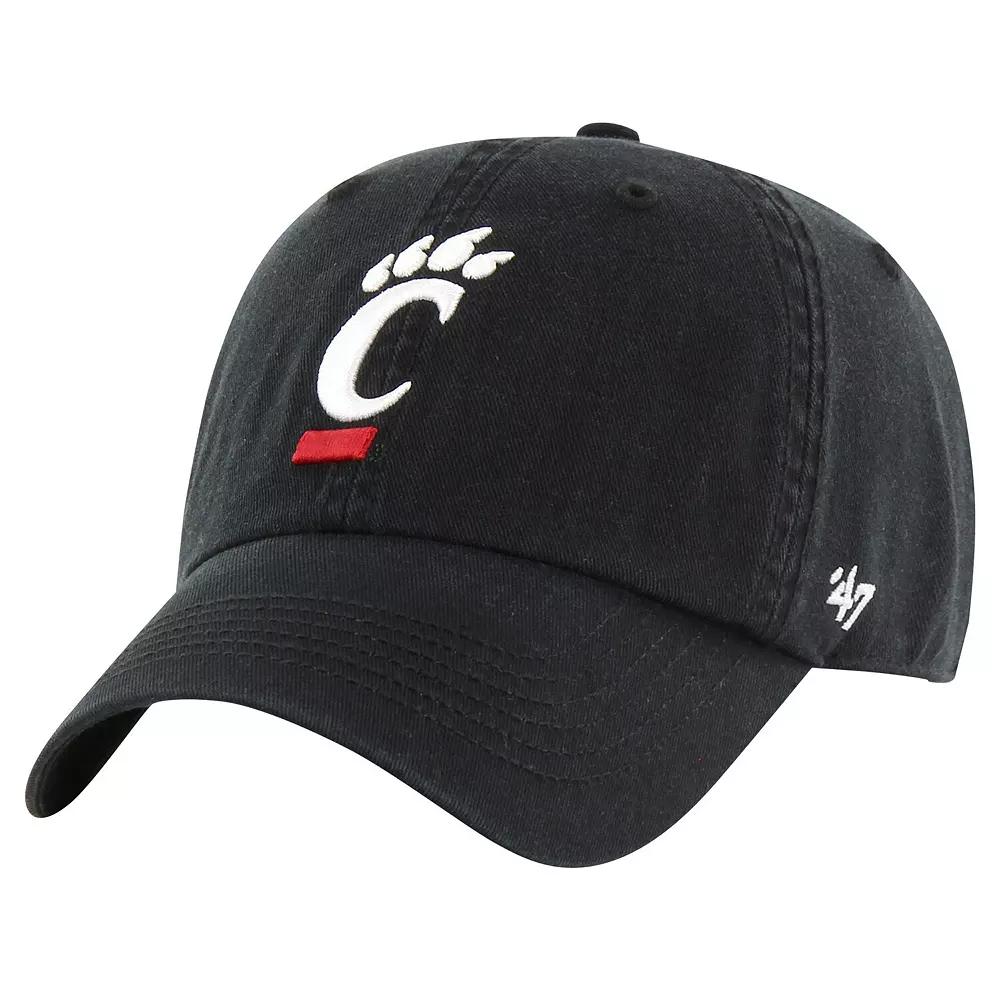 Men's '47 Black Cincinnati Bearcats Classic Franchise Legacy Fitted Hat,  Product Image
