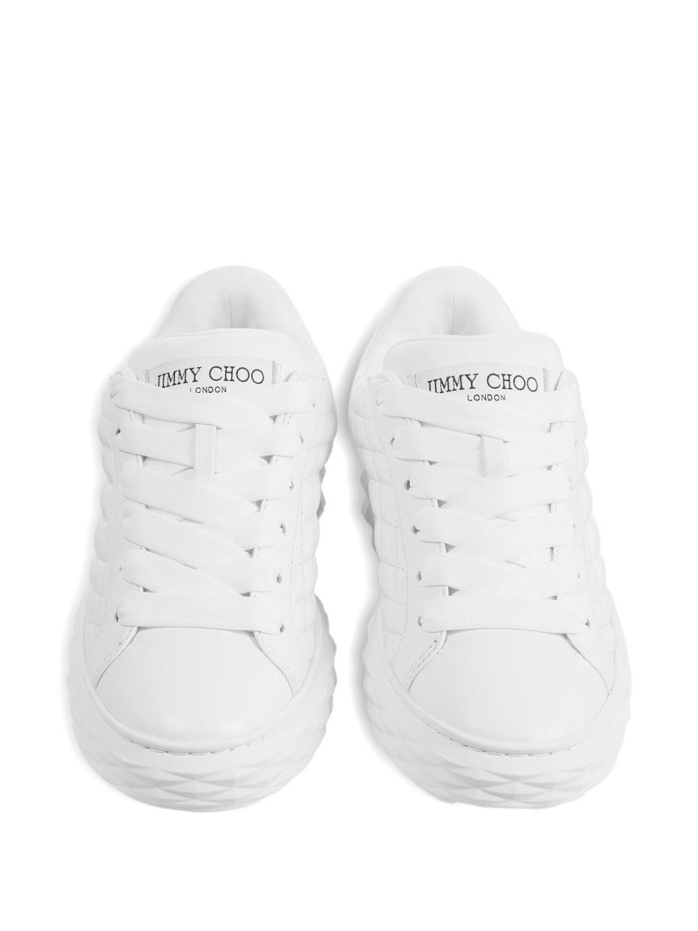 quilted lace-up sneakers Product Image