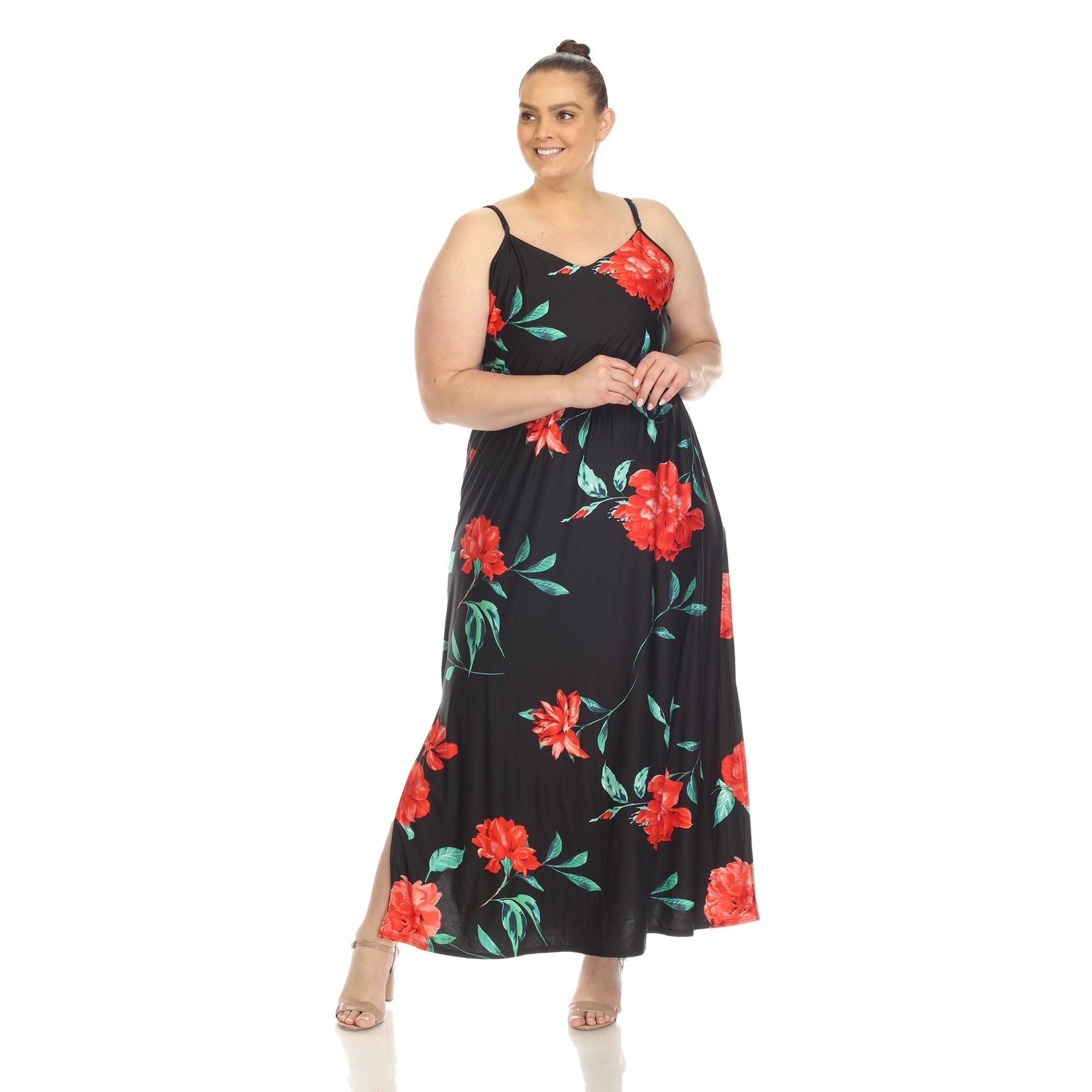 Floral Strap Maxi Dress - Plus Product Image