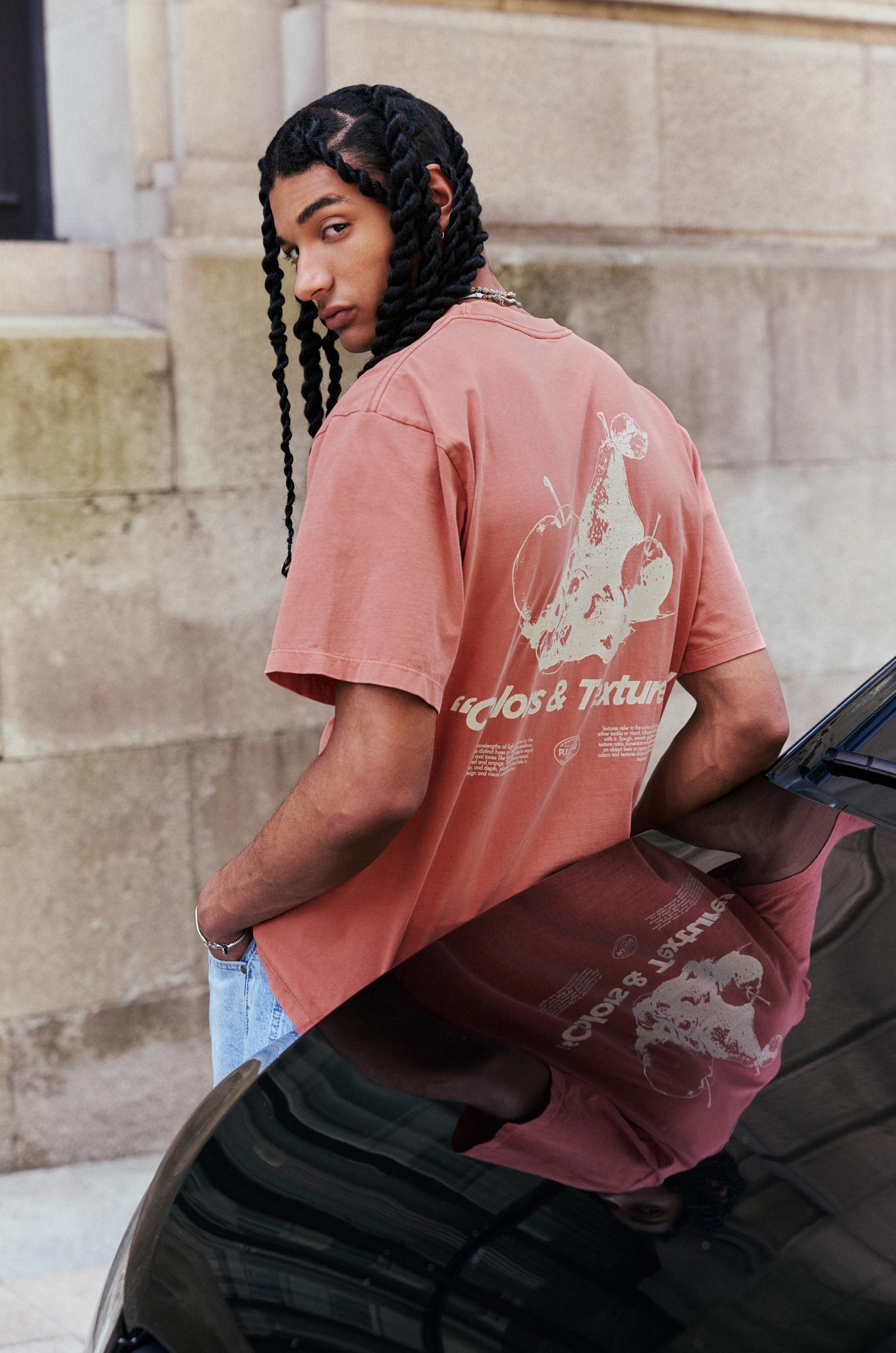 Fruit graphic and slogan T-shirt Product Image