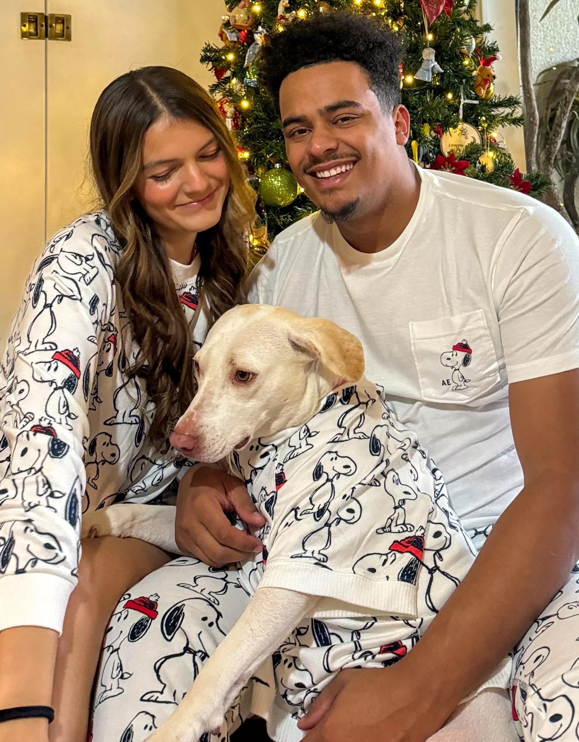 AE Snoopy Plush PJ Set Product Image