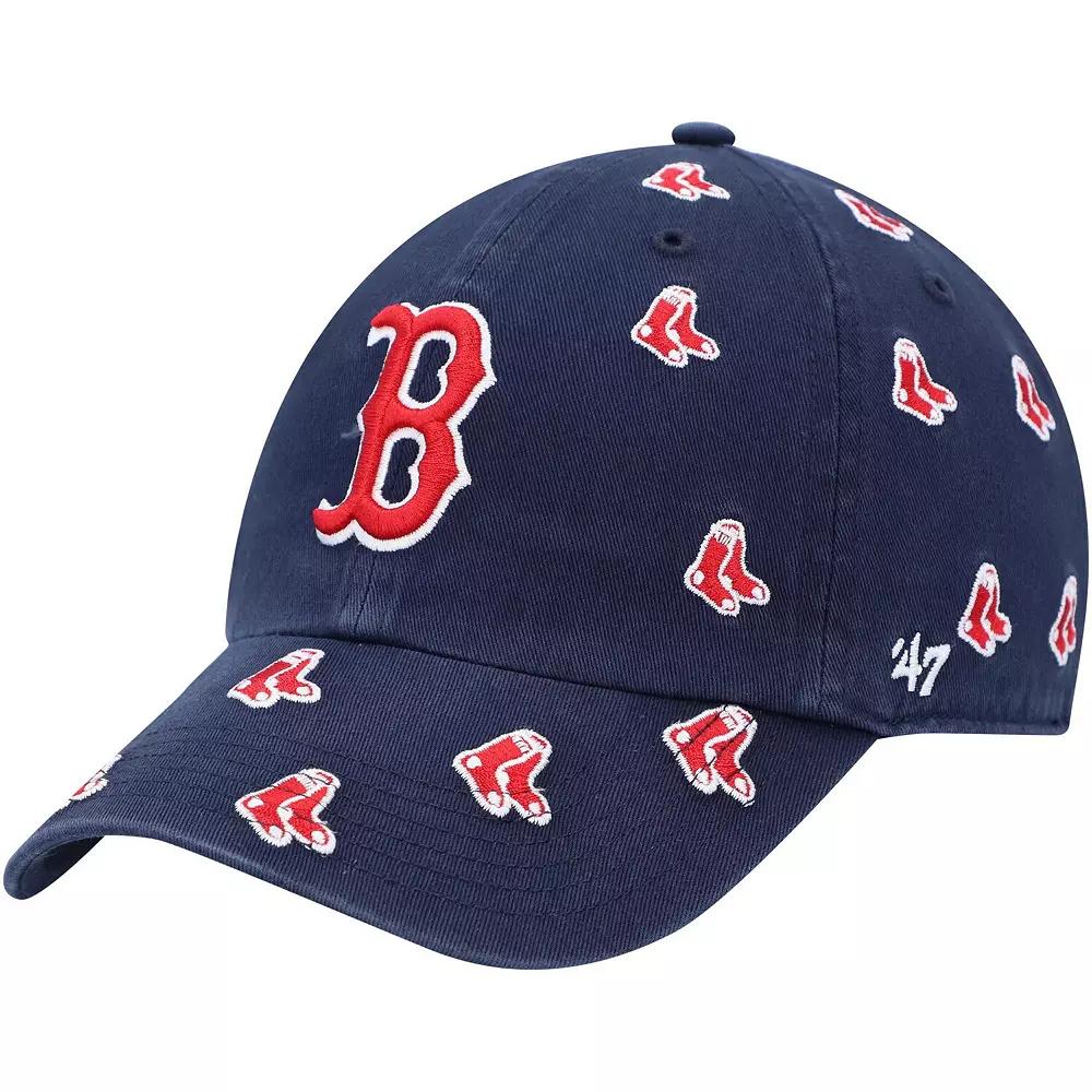 Men's '47 Navy Boston Red Sox Confetti Clean Up Adjustable Hat, Blue Product Image