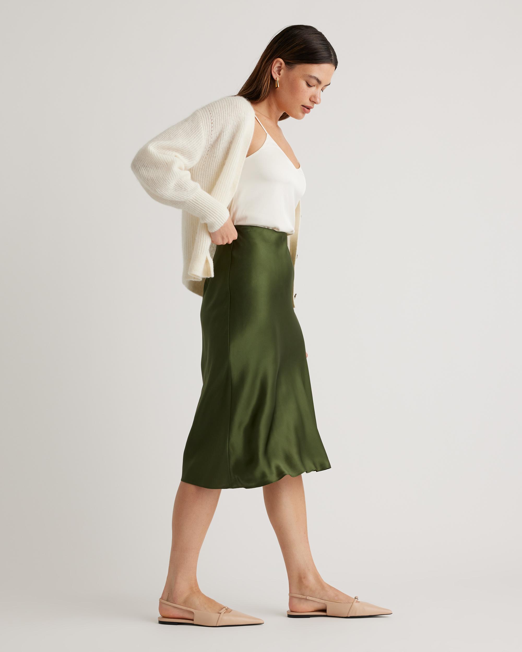 Quince | Women's Skirt Size XS, Silk Product Image