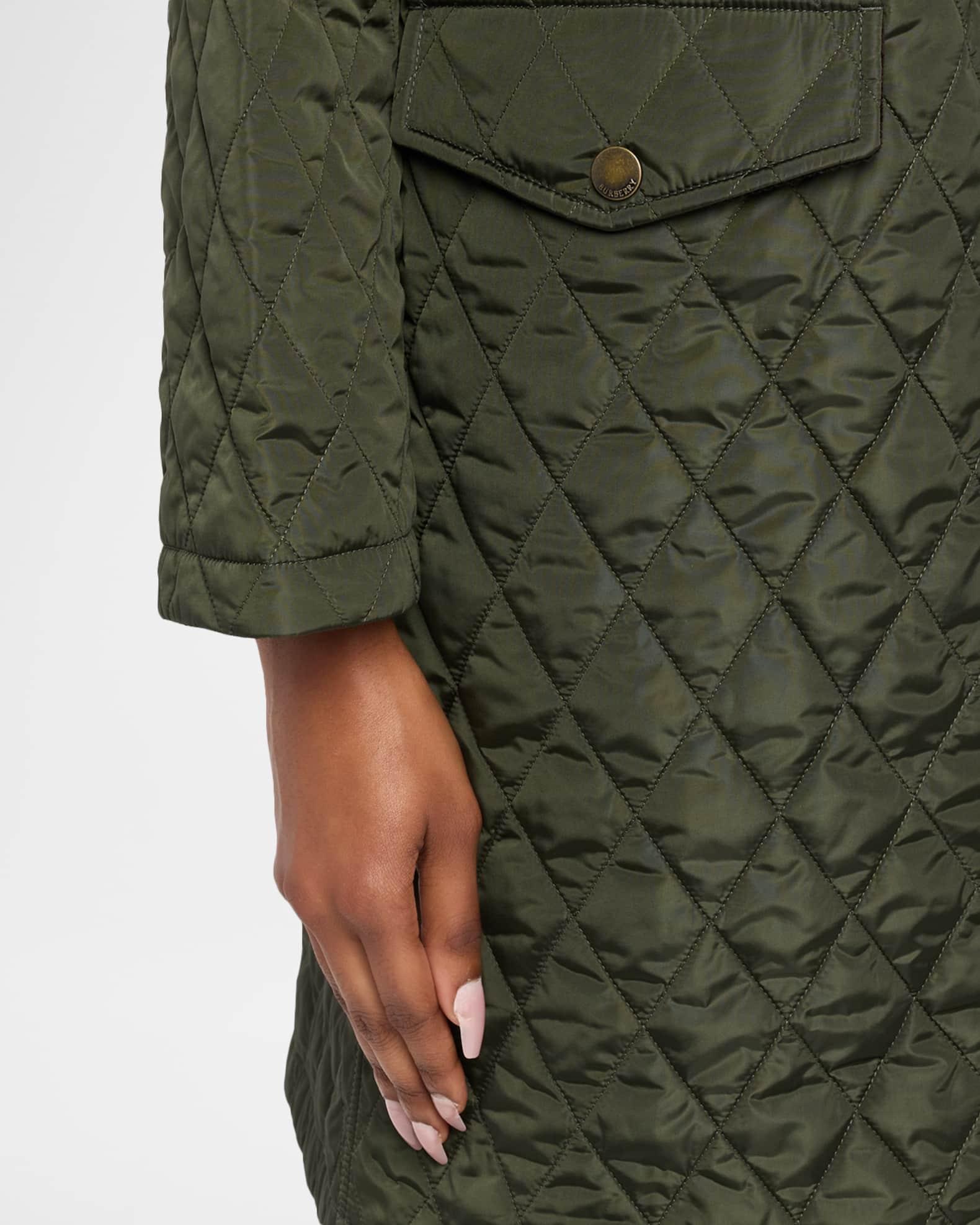 Hillgate Quilted Long Hooded Jacket Product Image