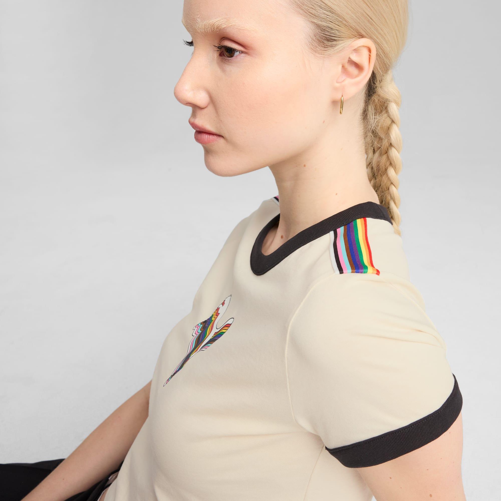 EQUAL LOVE CONFEDERATION Graphic Baby Tee Women Product Image