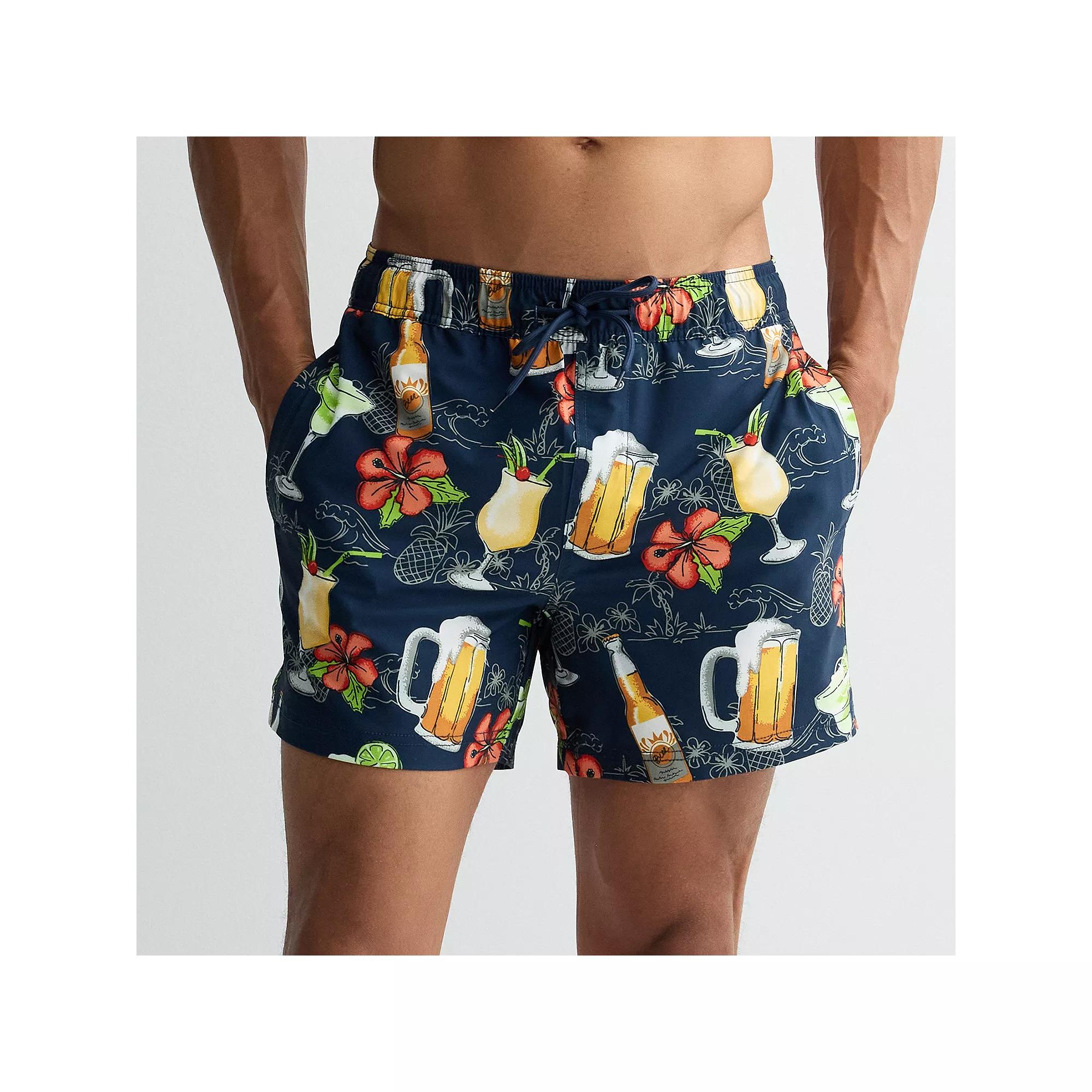 Men's Trinity Coast 5-Inch Mesh Lined Swim Trunks,  Product Image