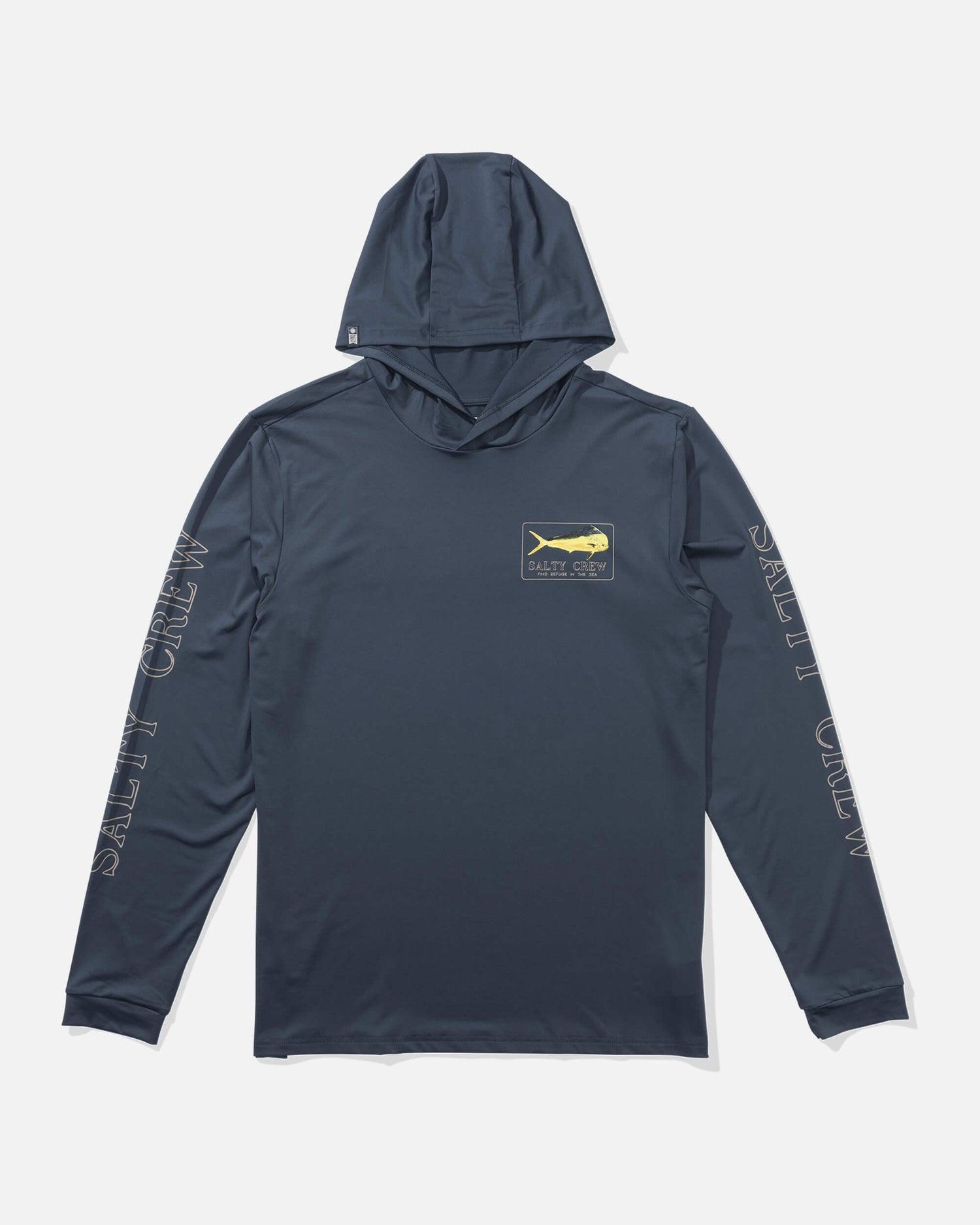 Golden Mahi Hood Sunshirt - Blue Fin Product Image