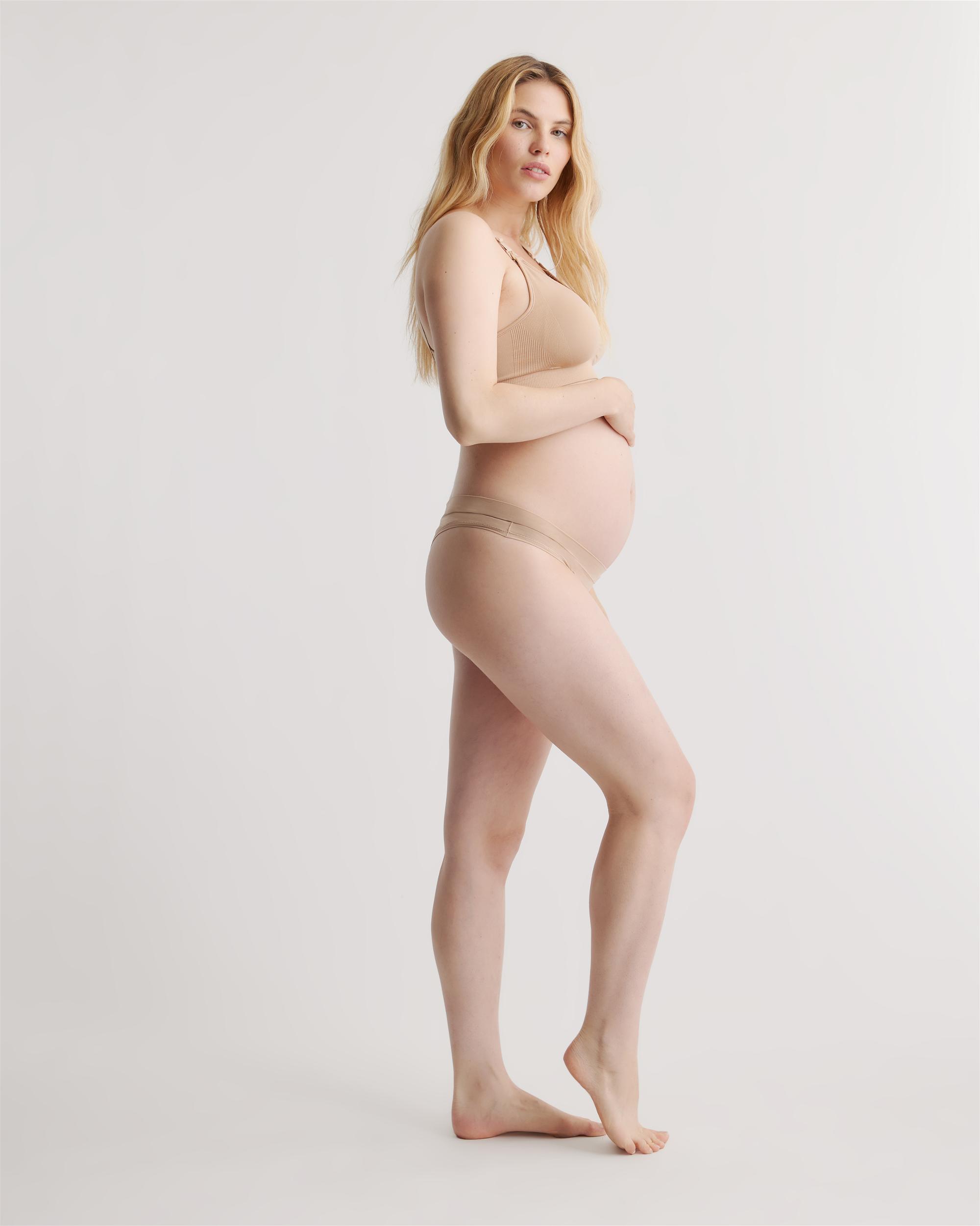 Quince | Women's Second Skin Maternity Thong Nylon/Spandex Product Image