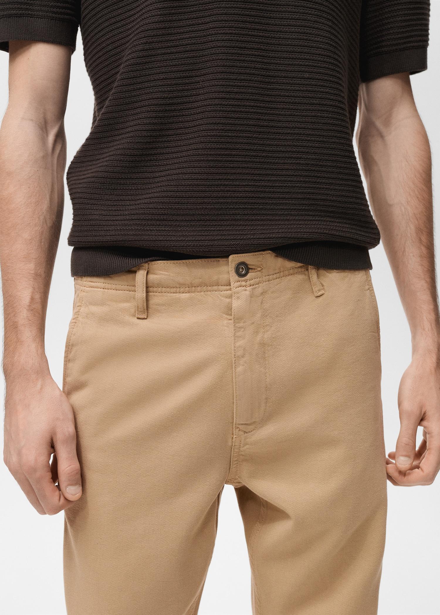 Lyocell regular-fit jeans - Men | MANGO USA Product Image